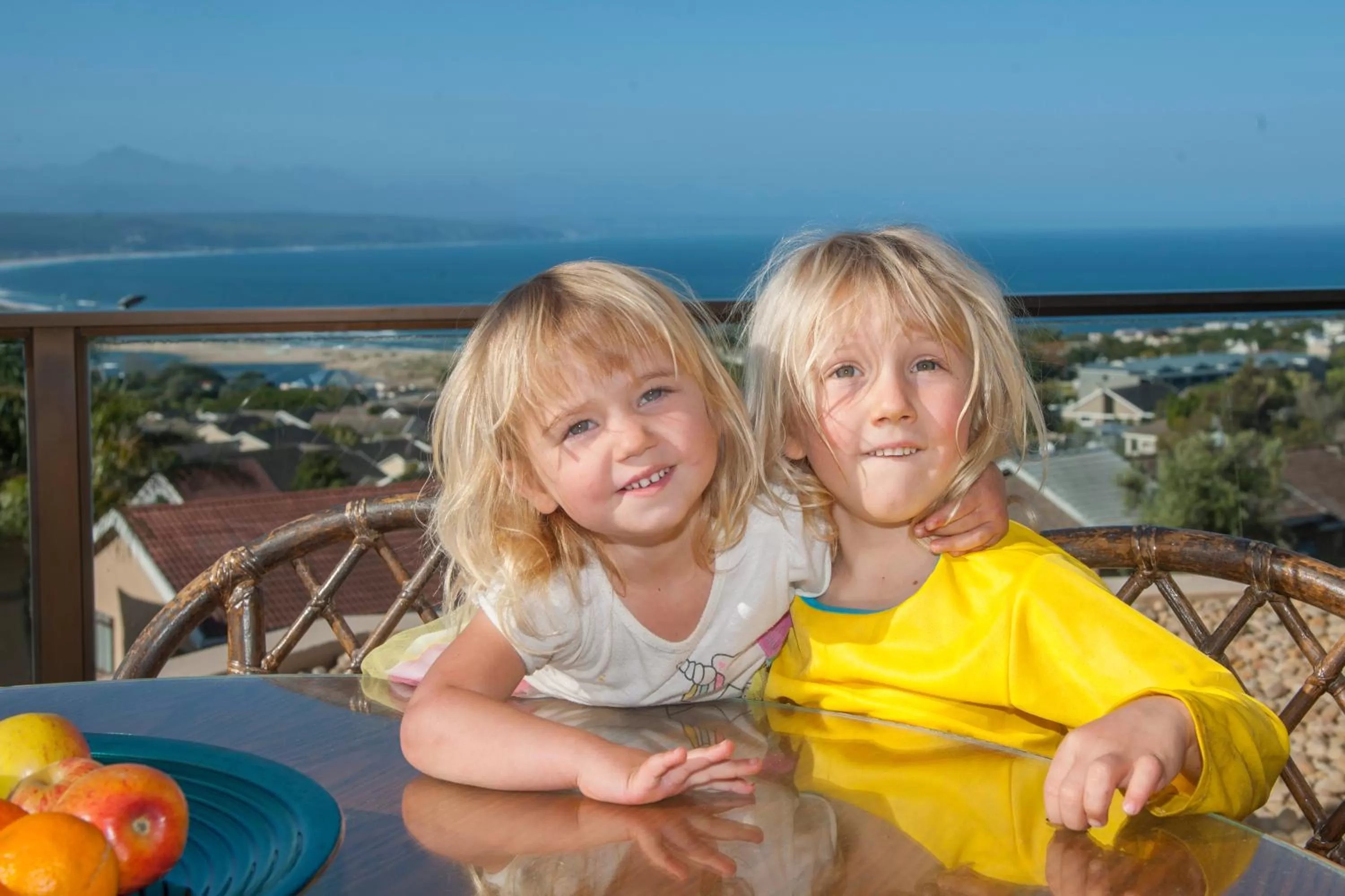 Family, Guests in Panoramic Blue B&B