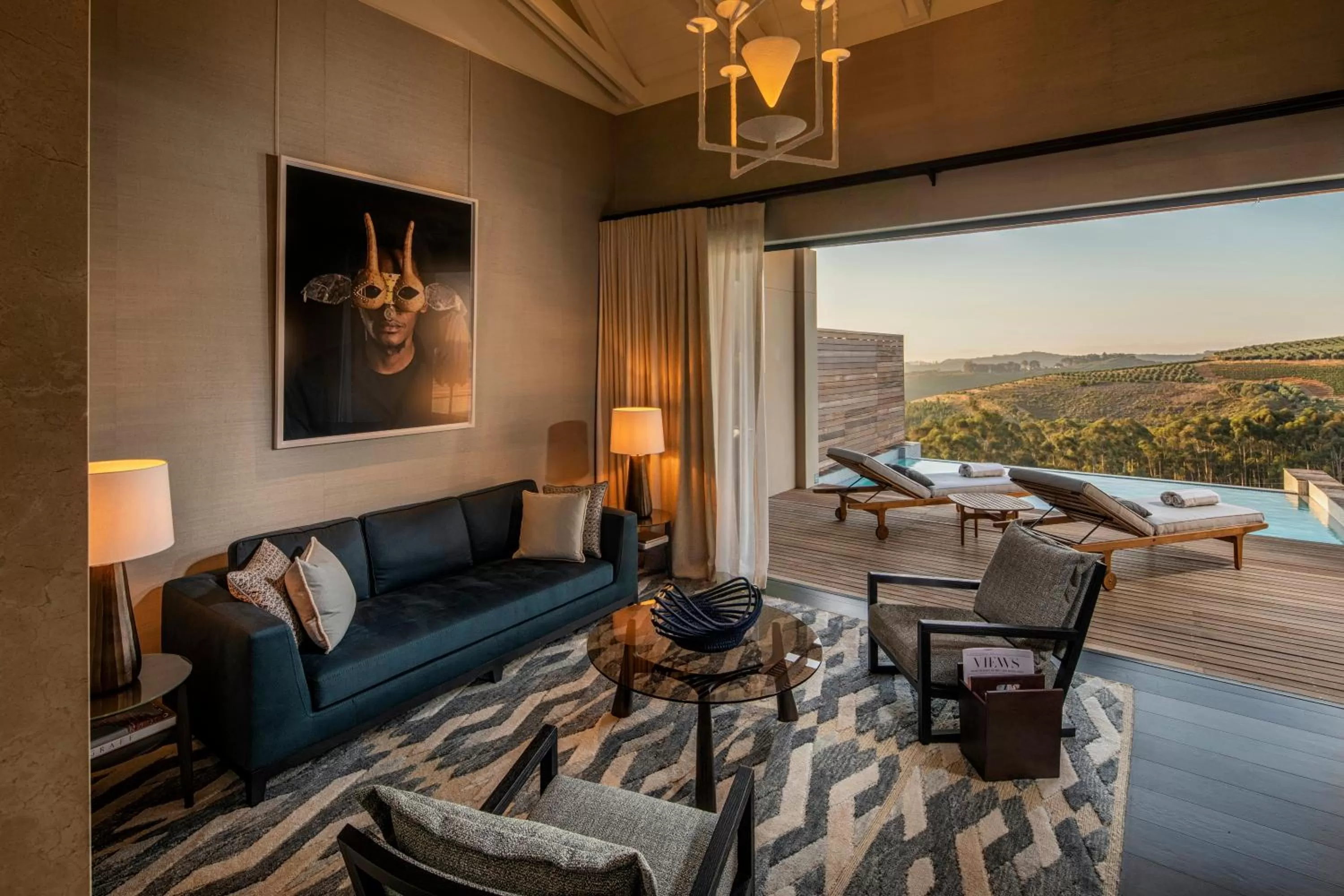 View (from property/room) in Delaire Graff Lodges and Spa