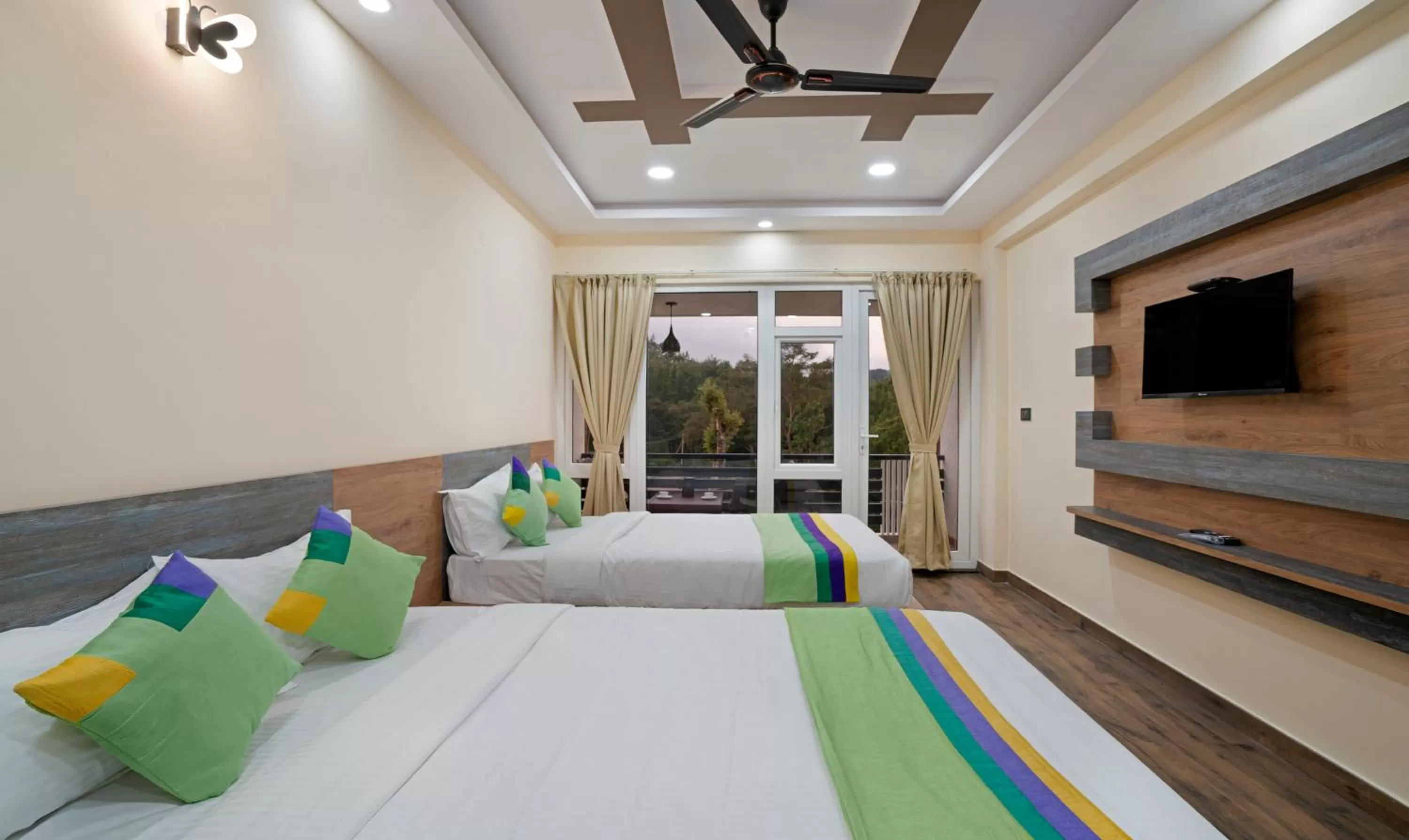 Bedroom, Bed in Treebo 3C Comforts