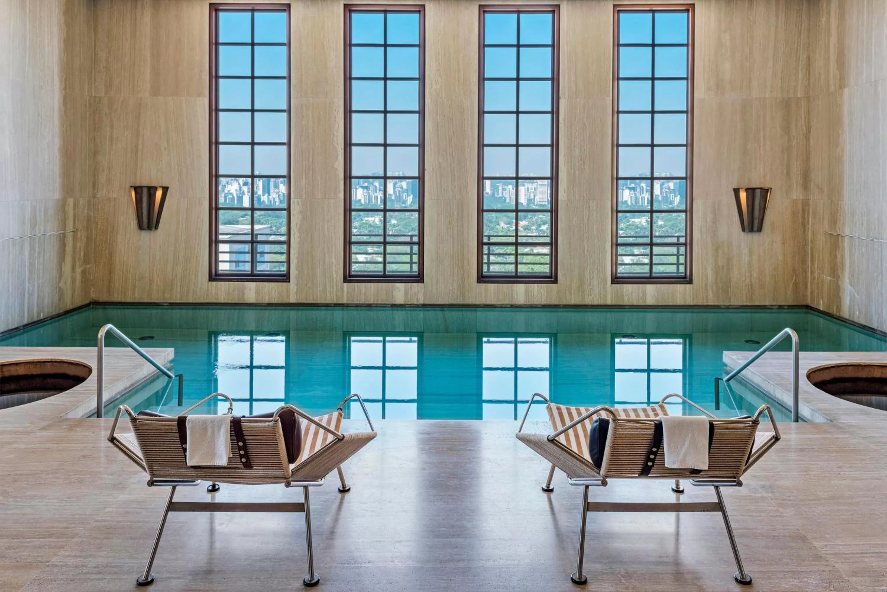 Swimming pool in Hotel Fasano Sao Paulo