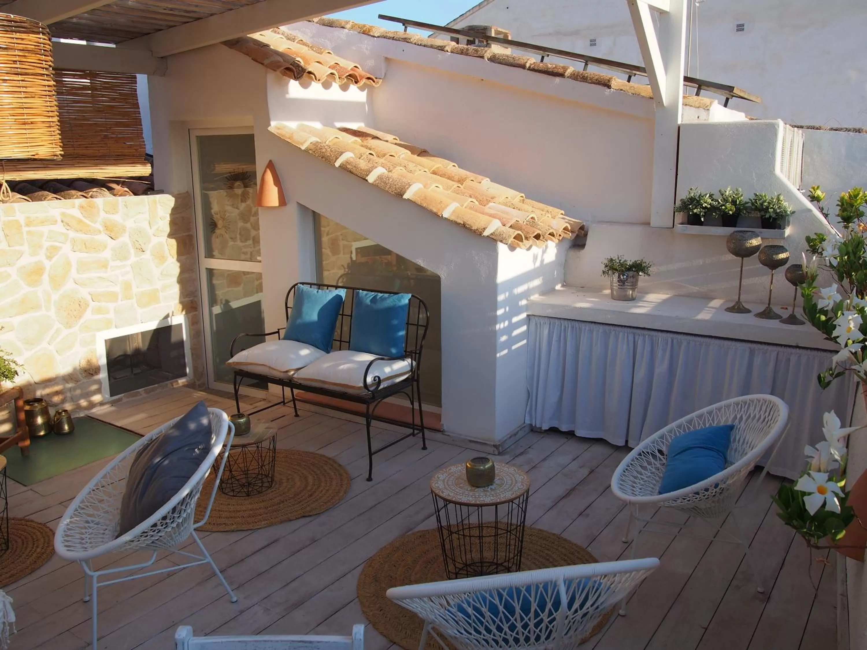 Patio in Hotel Abaco Altea