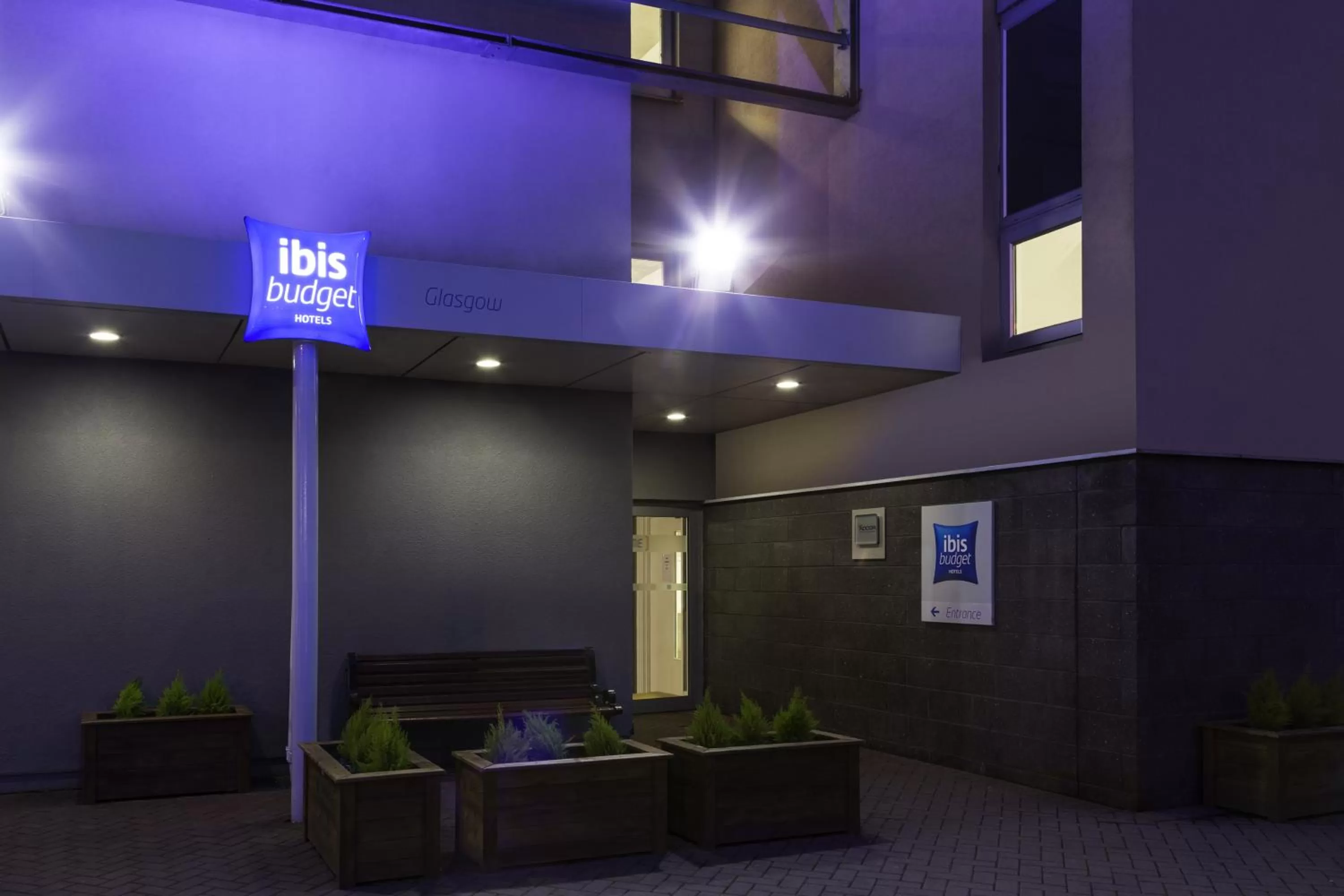 Facade/entrance in ibis budget Glasgow