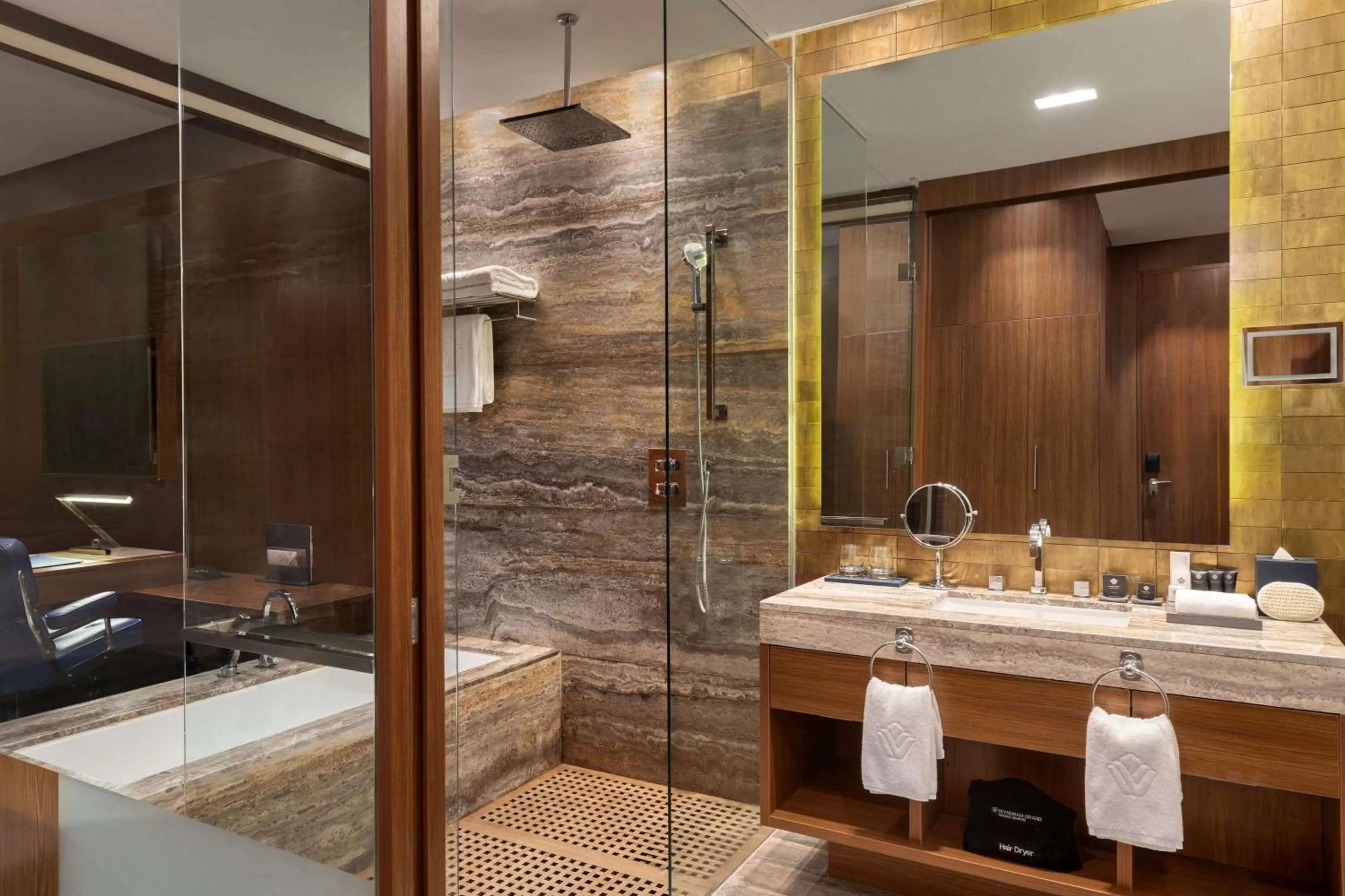 Bathroom in Wyndham Grand Manama