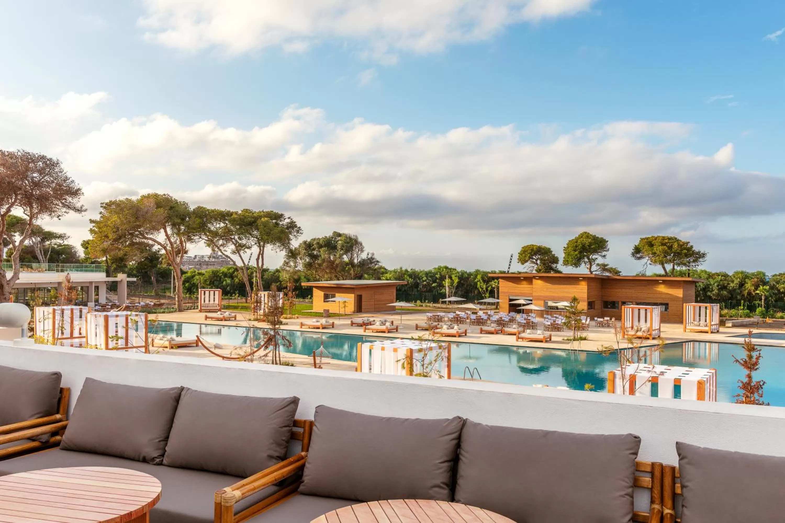 Pool view in Radisson Blu Resort Al Hoceima