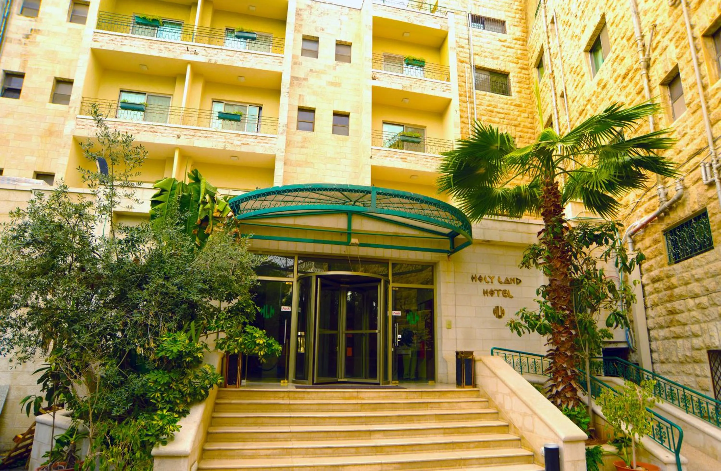 Facade/entrance in Holy Land Hotel