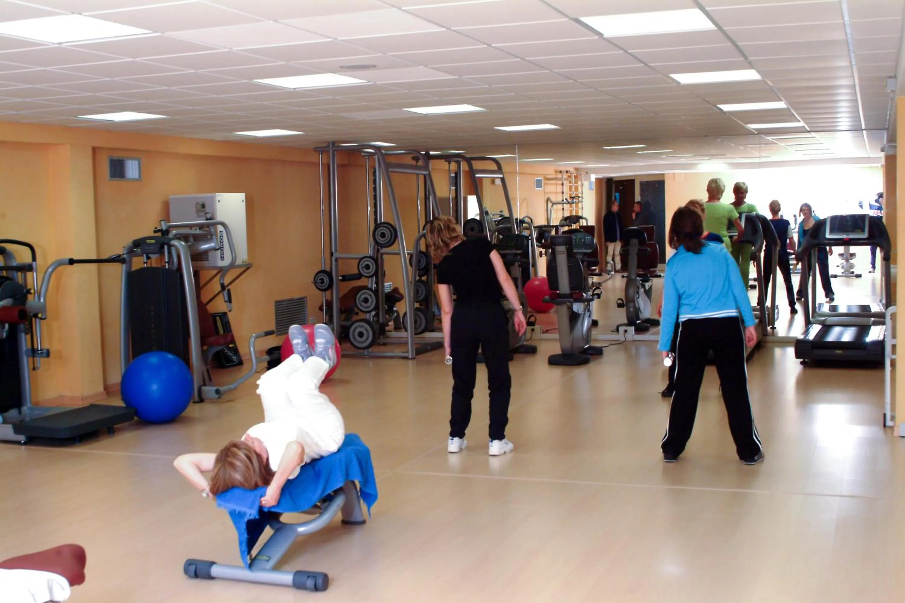 Fitness centre/facilities in Park Hotel Villa Potenziani