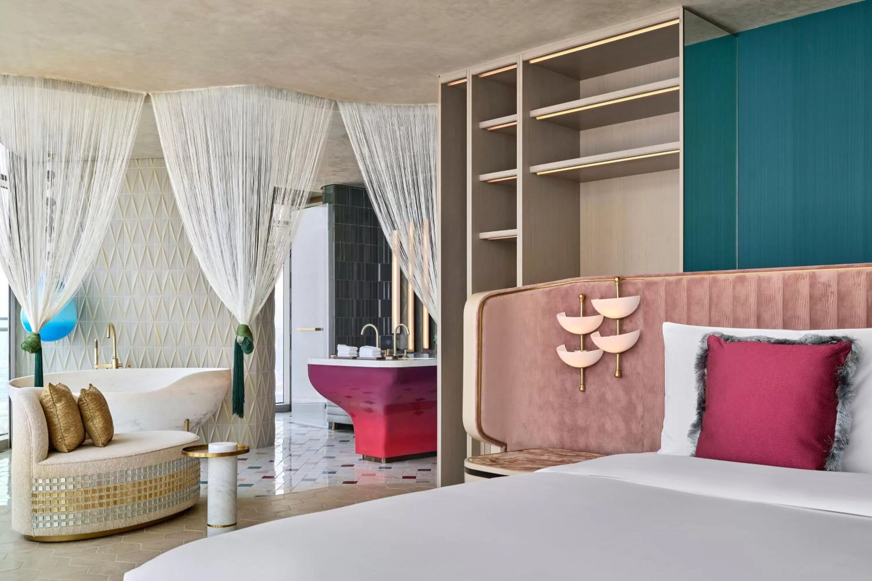 Photo of the whole room, Bed in W Dubai - Mina Seyahi