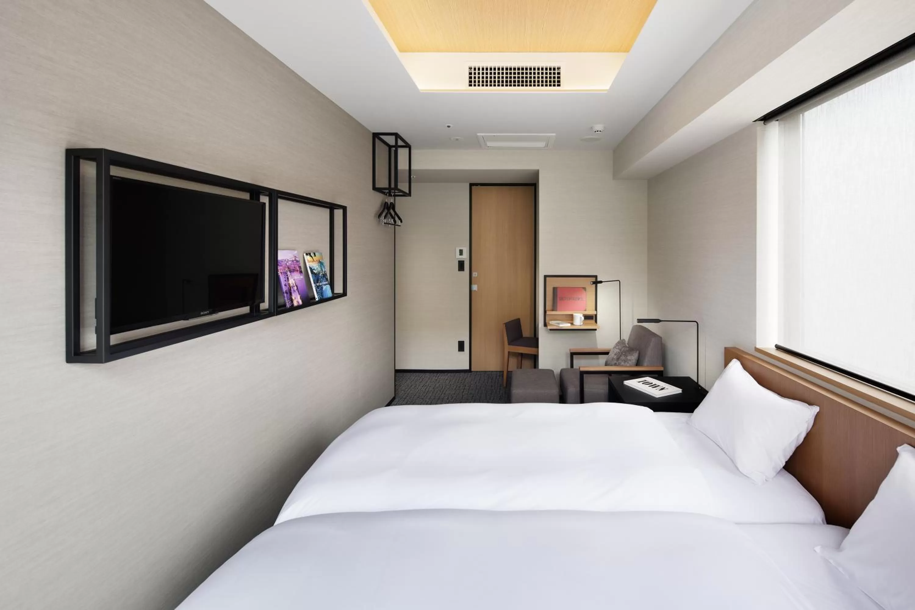 Photo of the whole room, Bed in LAMP LIGHT BOOKS HOTEL nagoya