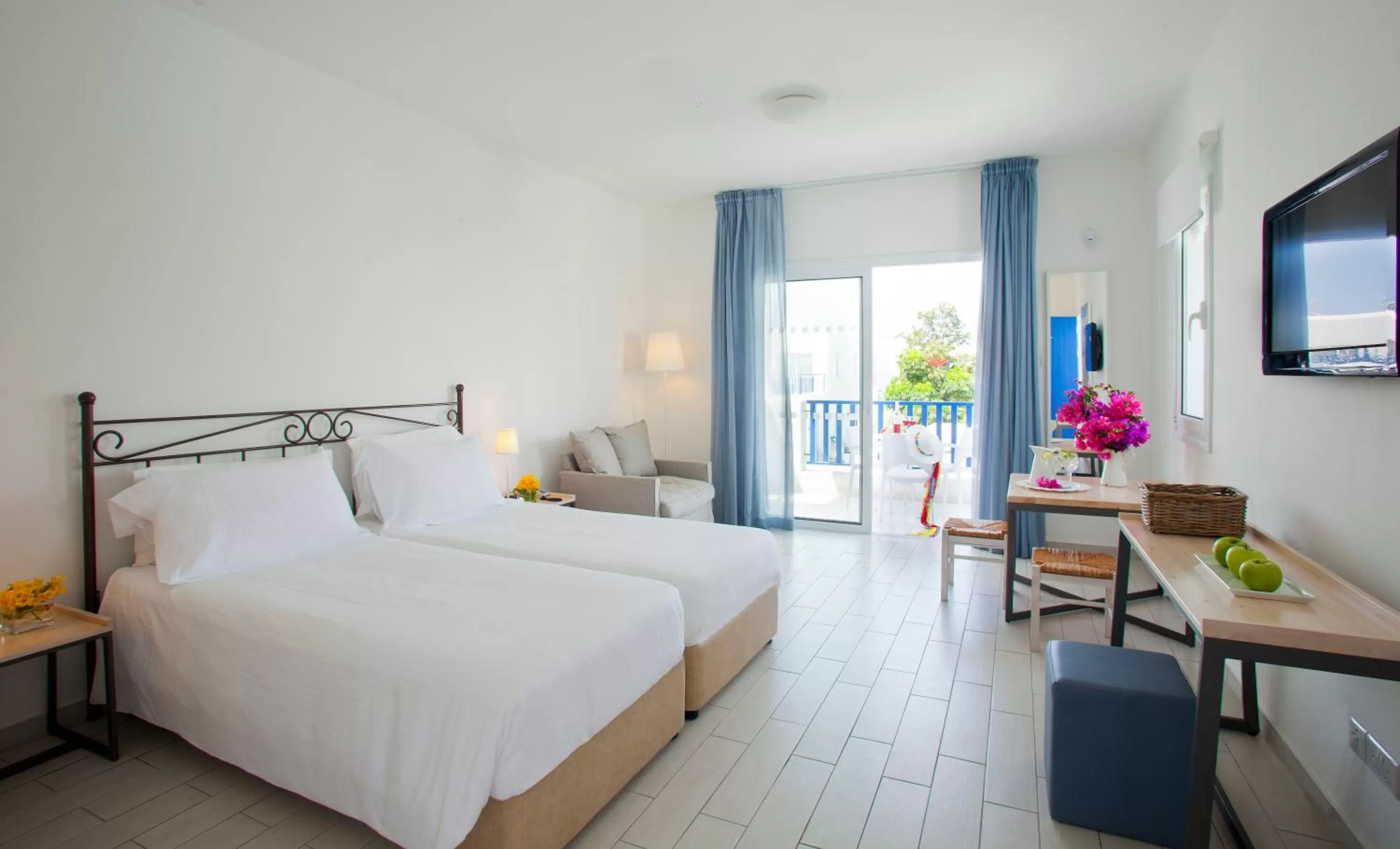 Bedroom, Bed in Aliathon Aegean