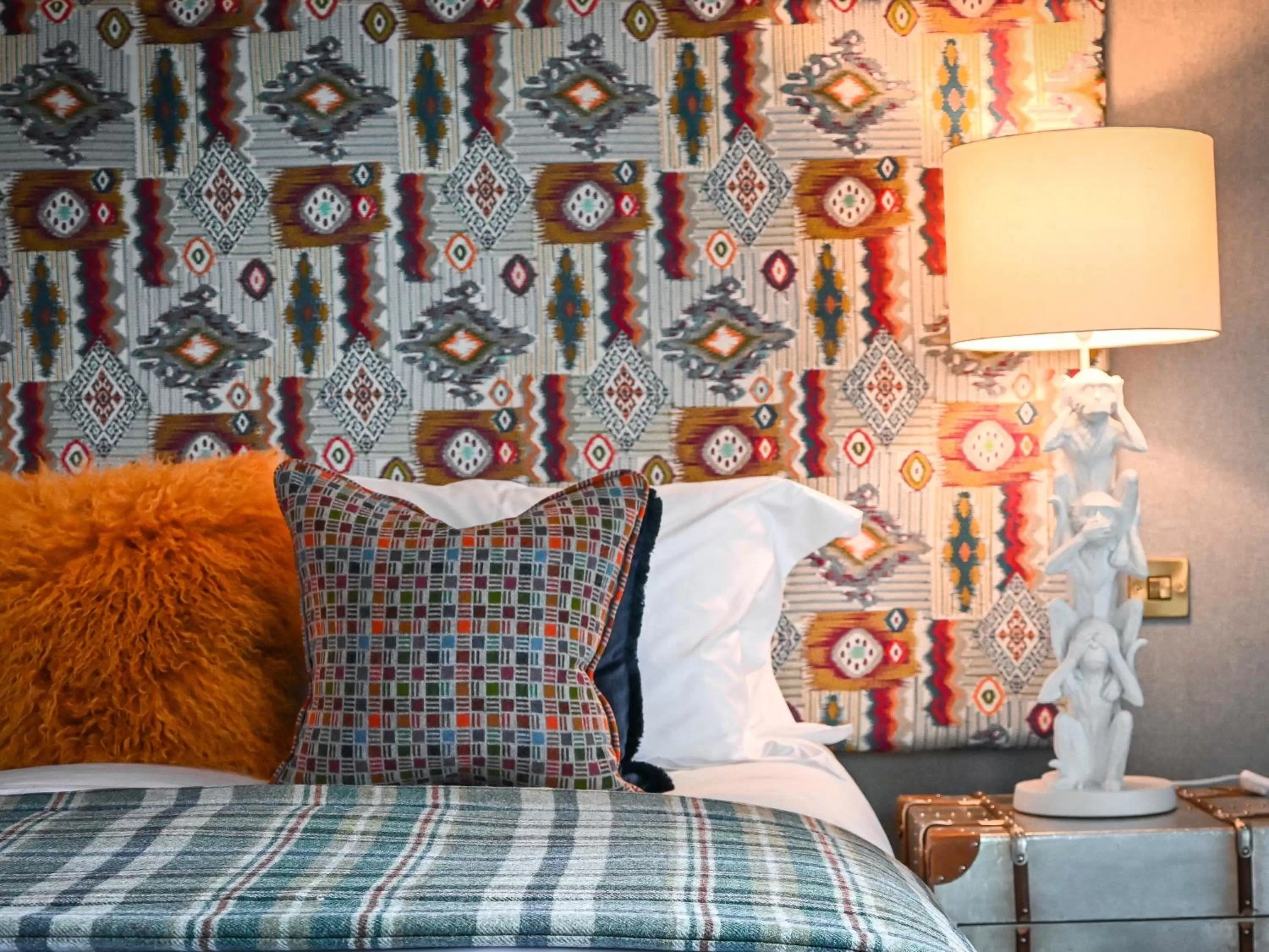 Bed in The Meadowpark Bar, Kitchen & Rooms