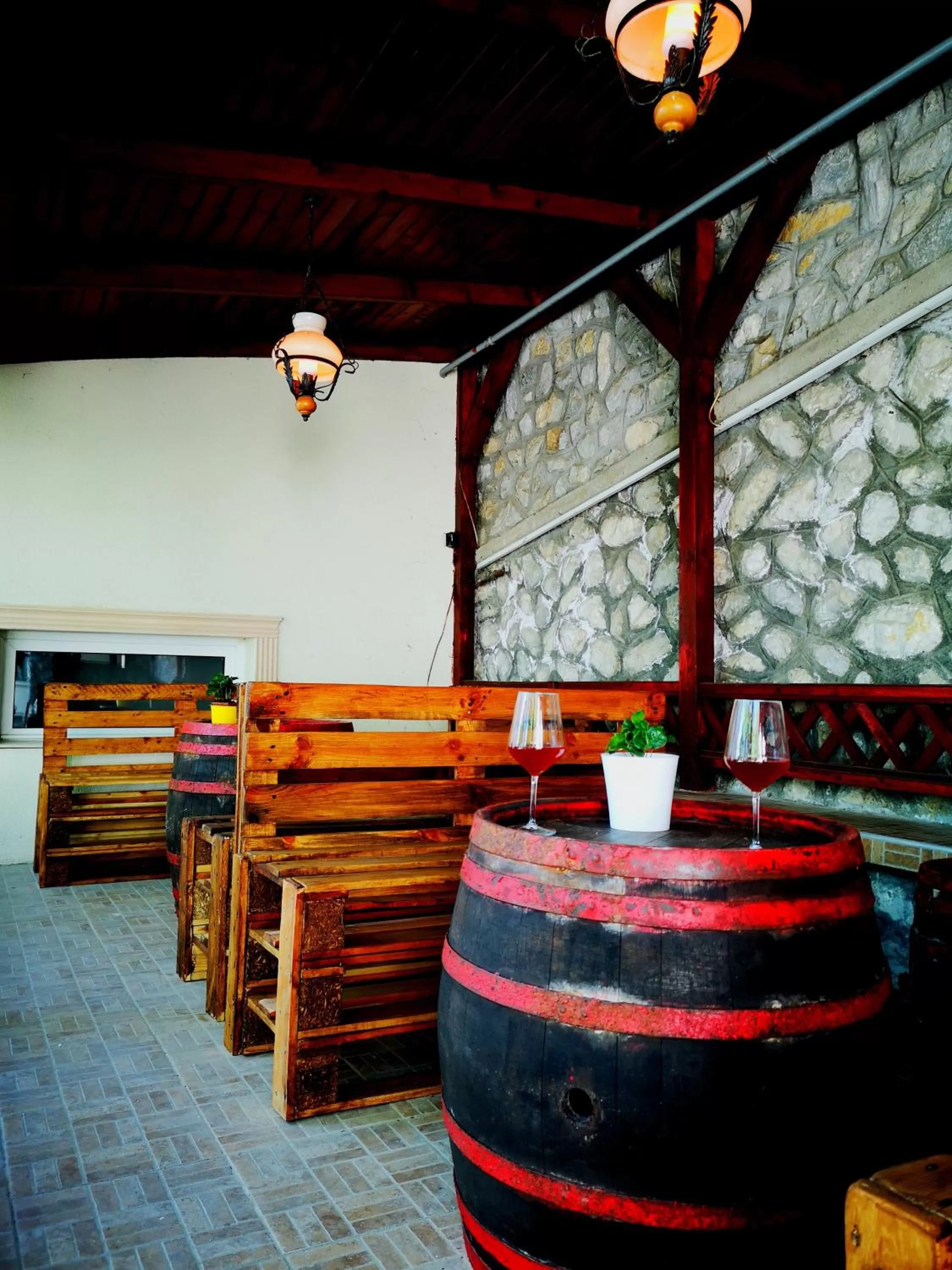 Balcony/Terrace in Zöld Sziget Wellness