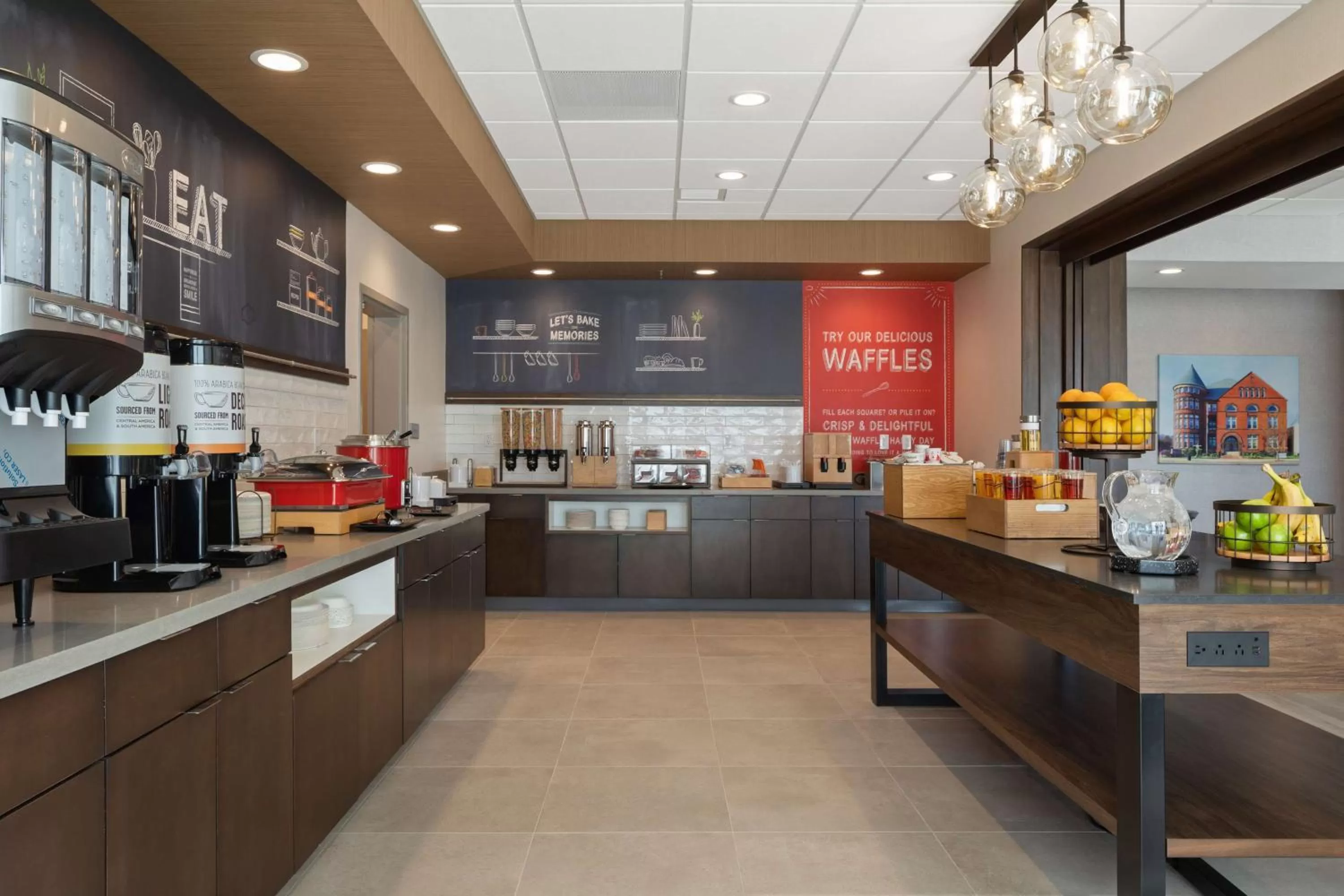 Breakfast in Hampton Inn Circleville, Oh