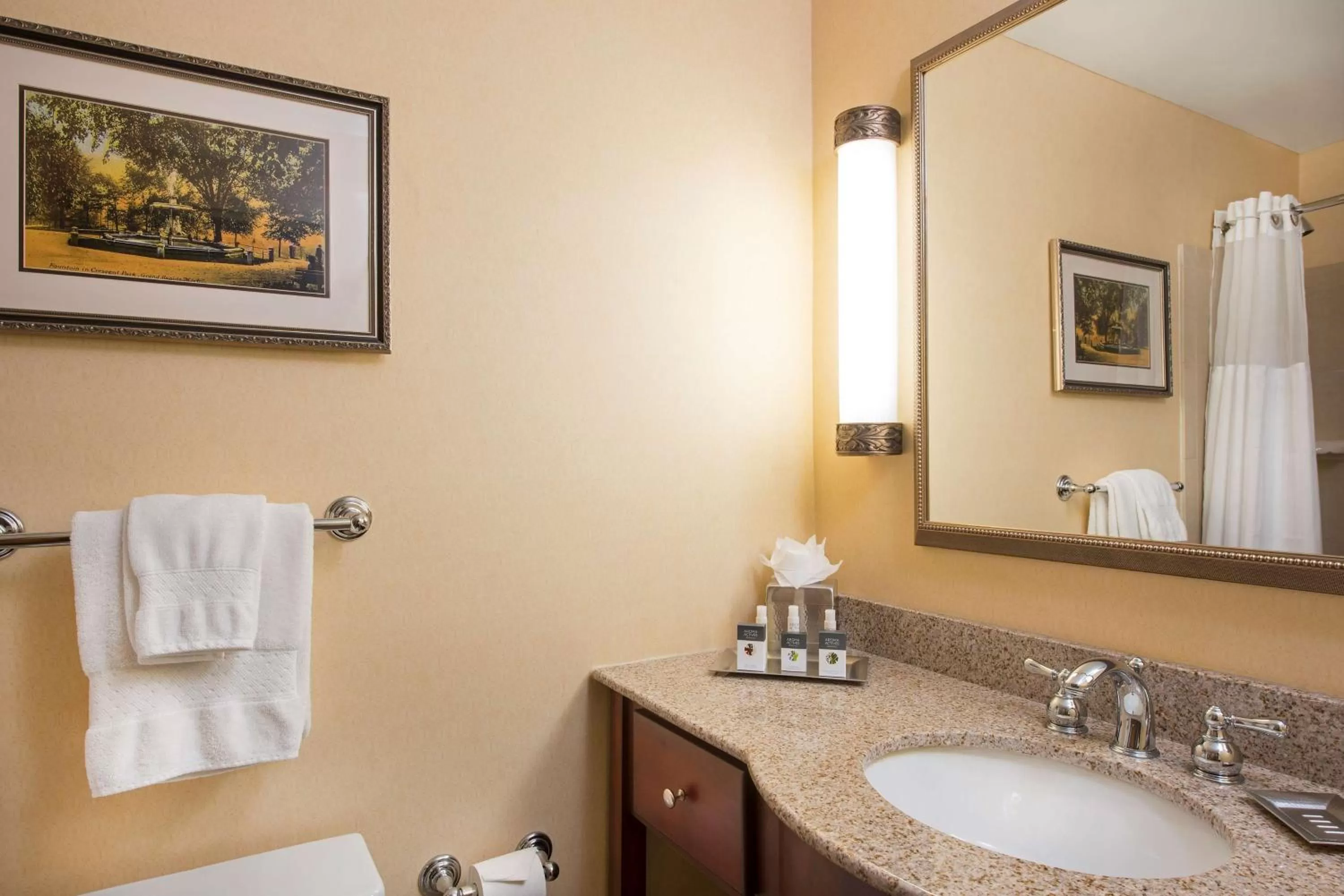 Bathroom in DoubleTree by Hilton Hotel Grand Rapids Airport