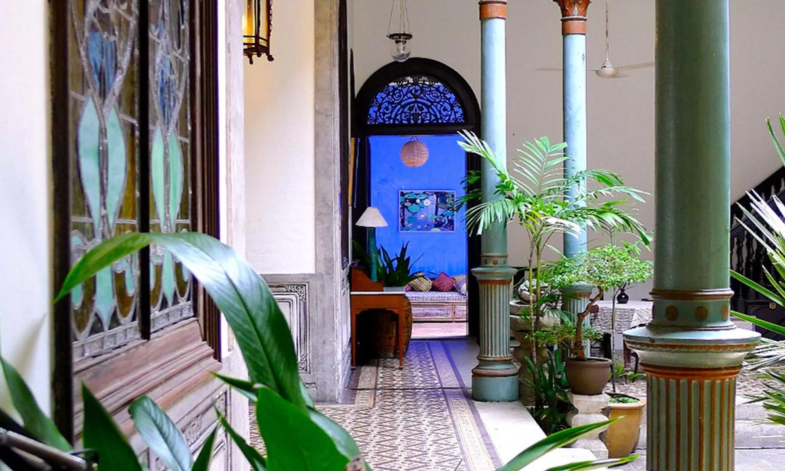 Decorative detail in Cheong Fatt Tze - The Blue Mansion