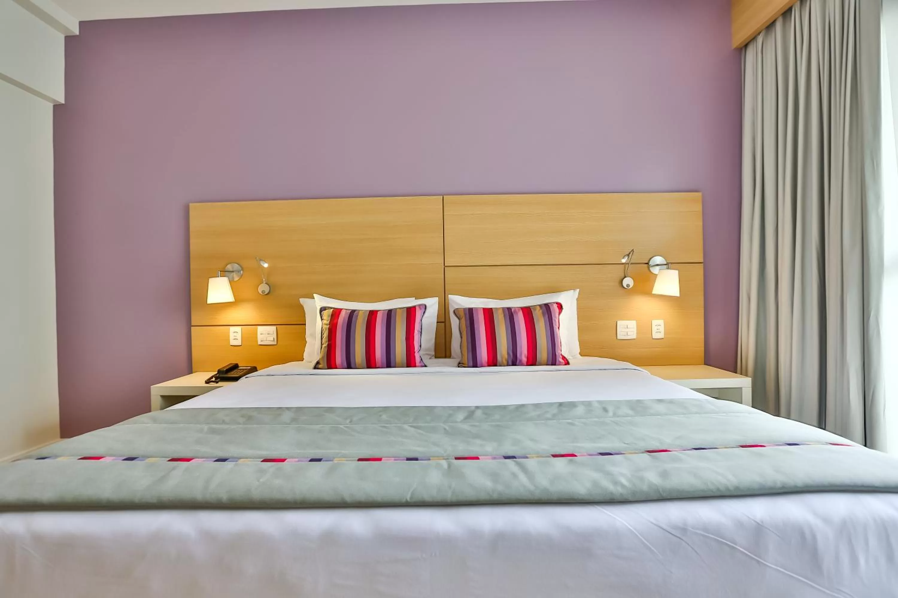 Bed in Park Inn by Radisson Santos