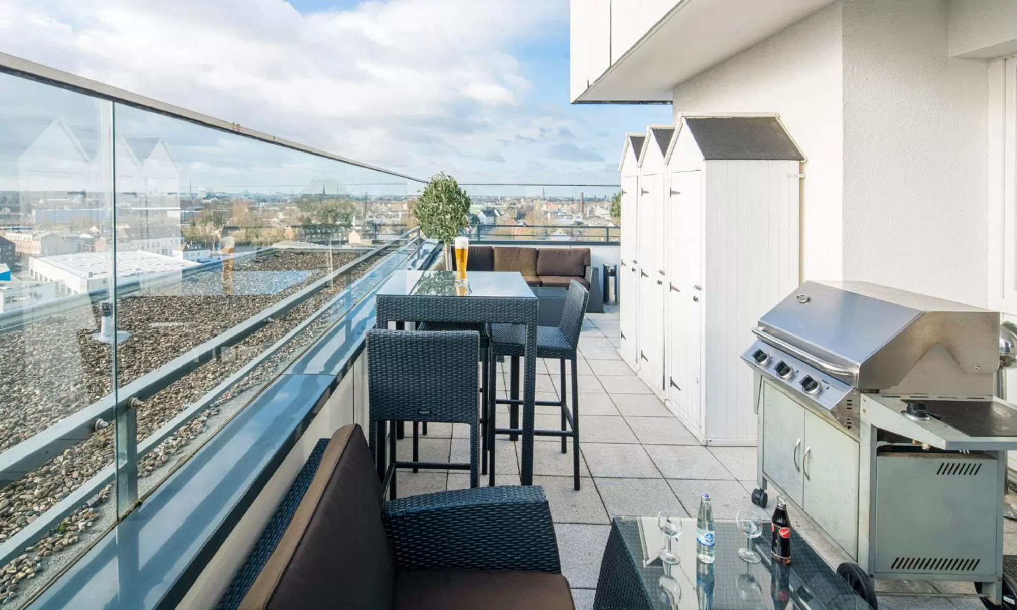 Balcony/Terrace in Garden Hotel Krefeld