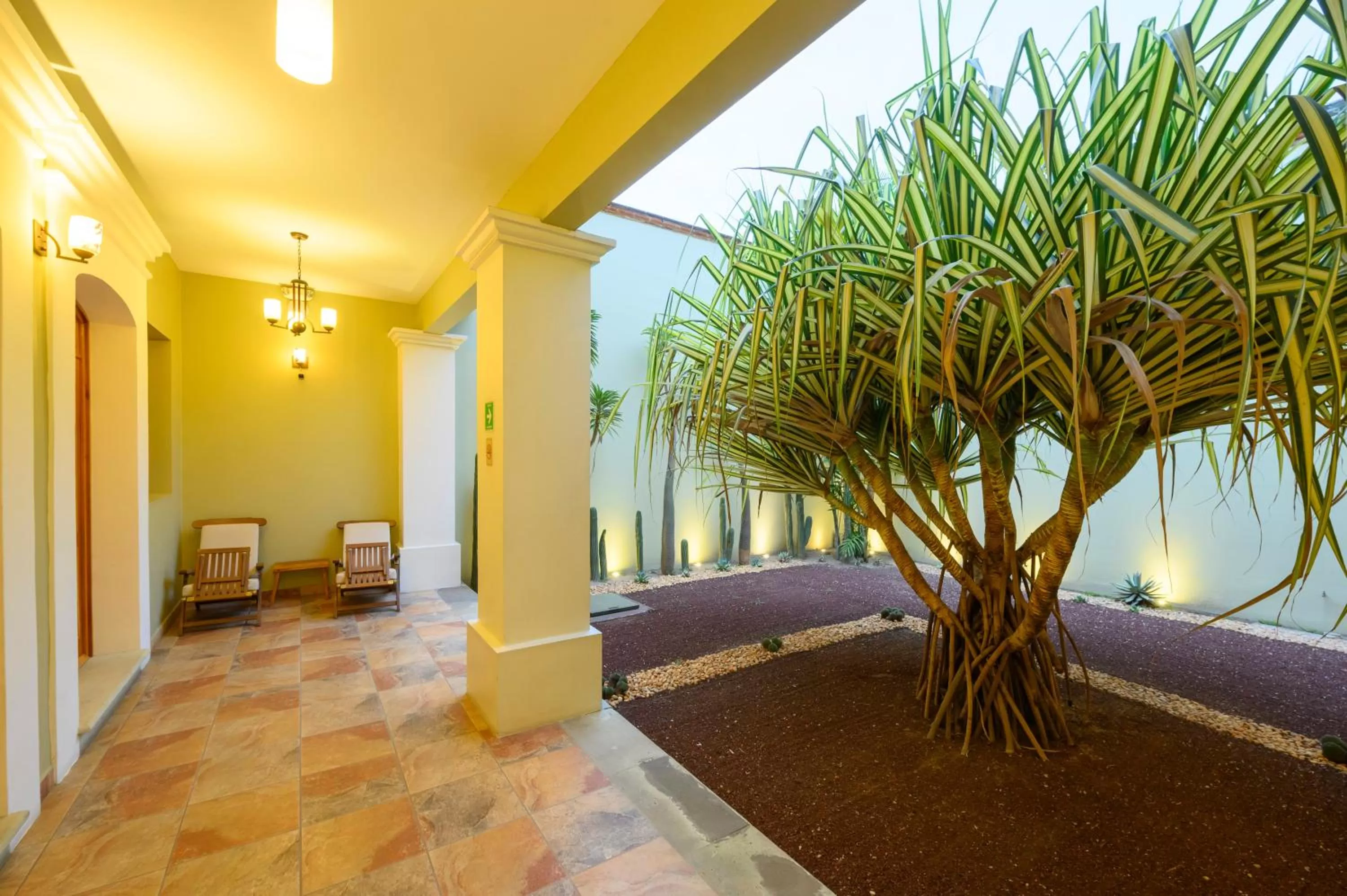 Inner courtyard view in XTILU Hotel - Adults only -