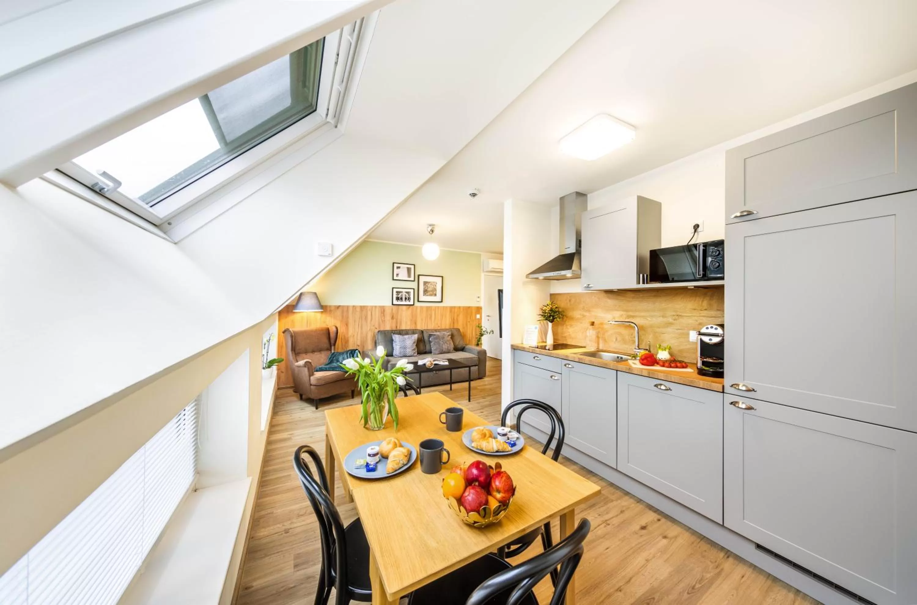 Kitchen or kitchenette in Jimmy's Apartments Lory