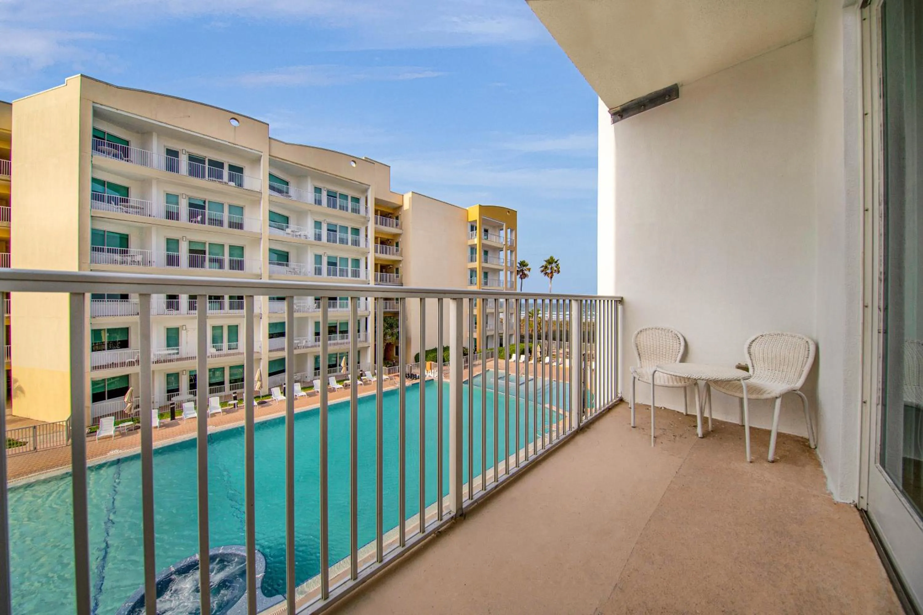 Balcony/Terrace in Peninsula Island Resort & Spa - Beachfront Property at South Padre Island