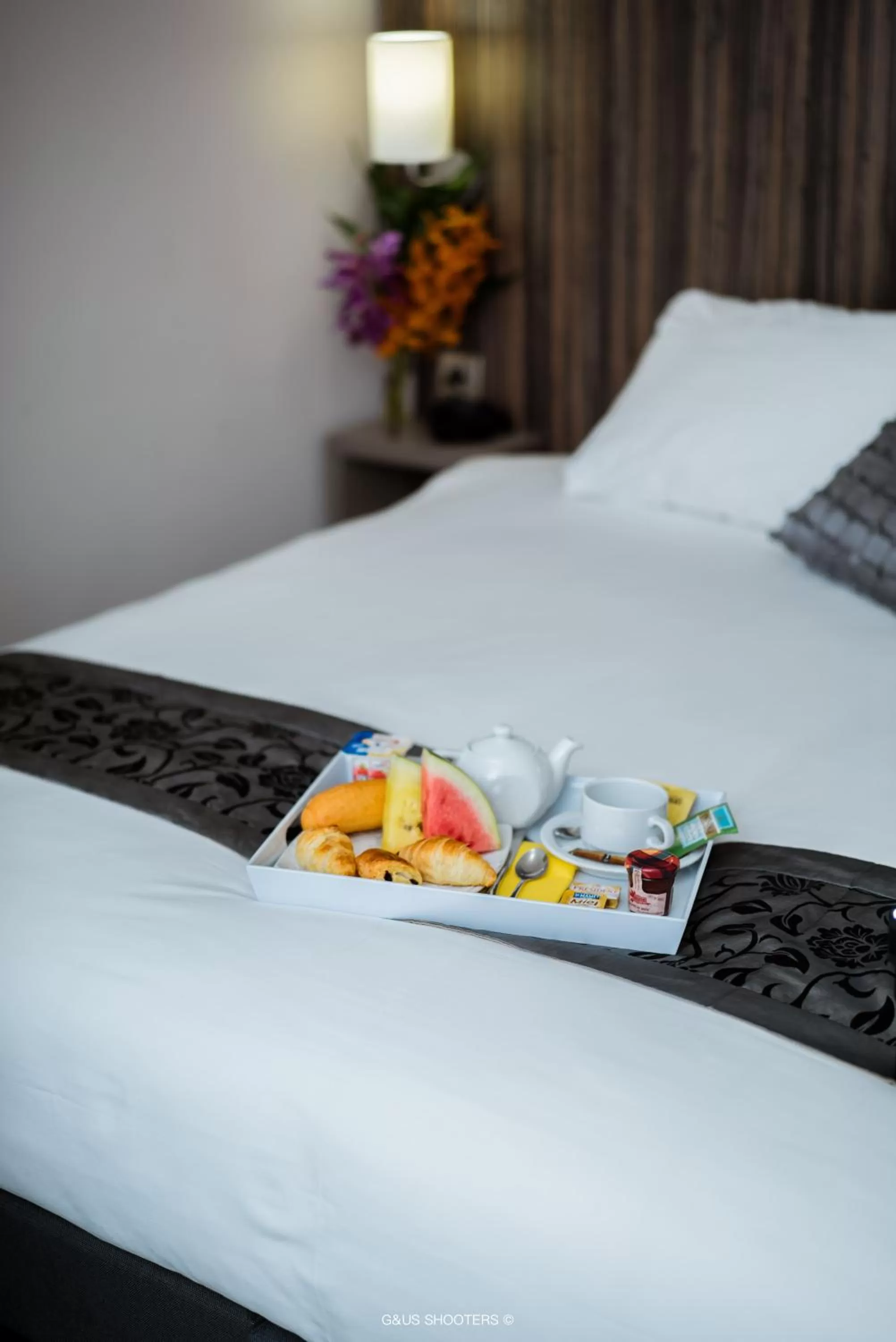 Breakfast, Bed in Eclipse Belle Etoile Appart'hôtel