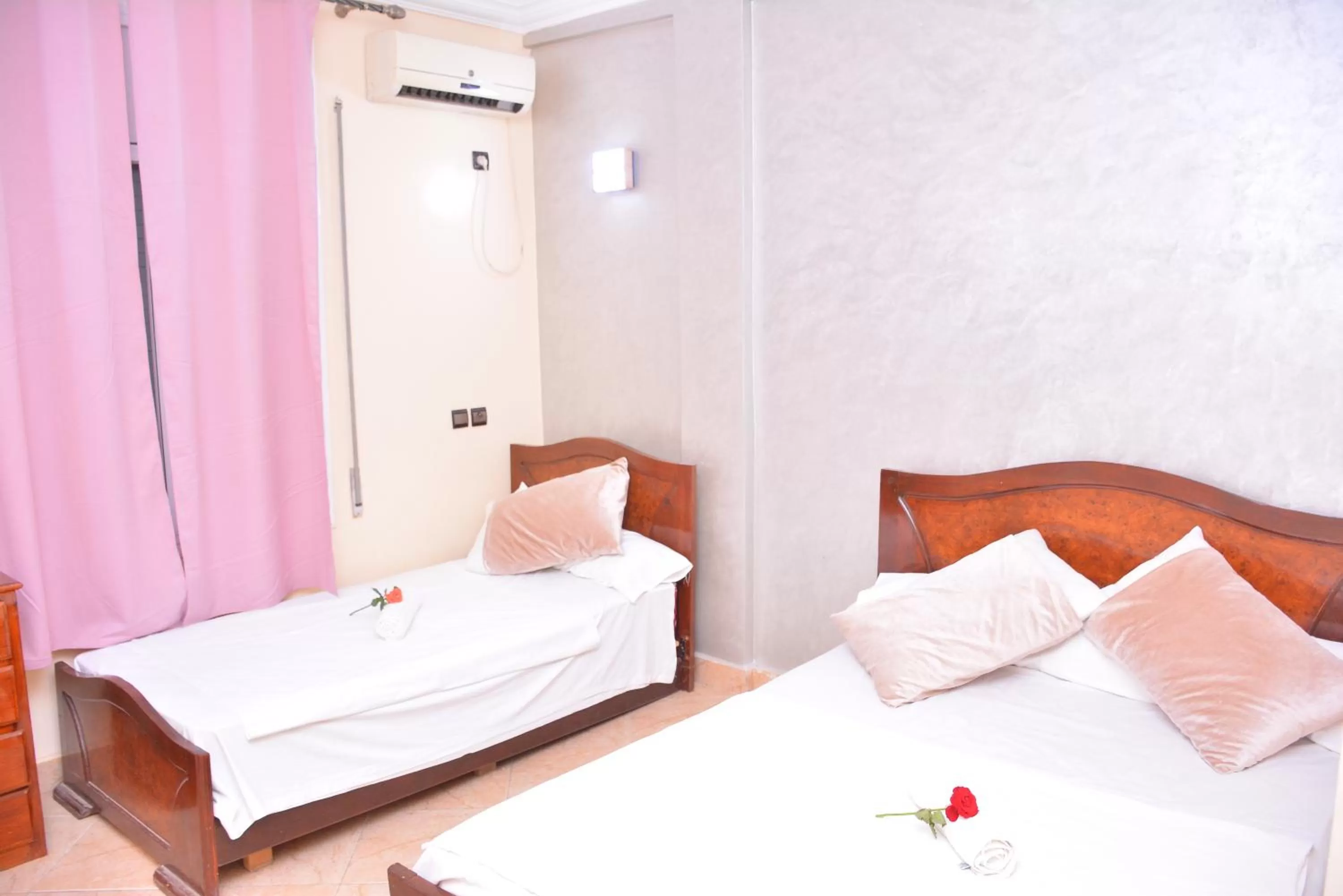 Bed in Hôtel Elfekri