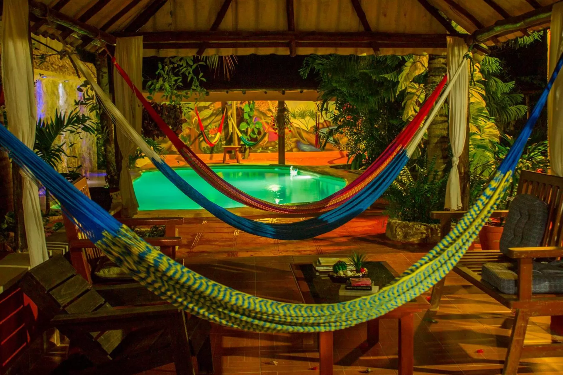 Swimming pool in Casa De Los Pájaros - B&B