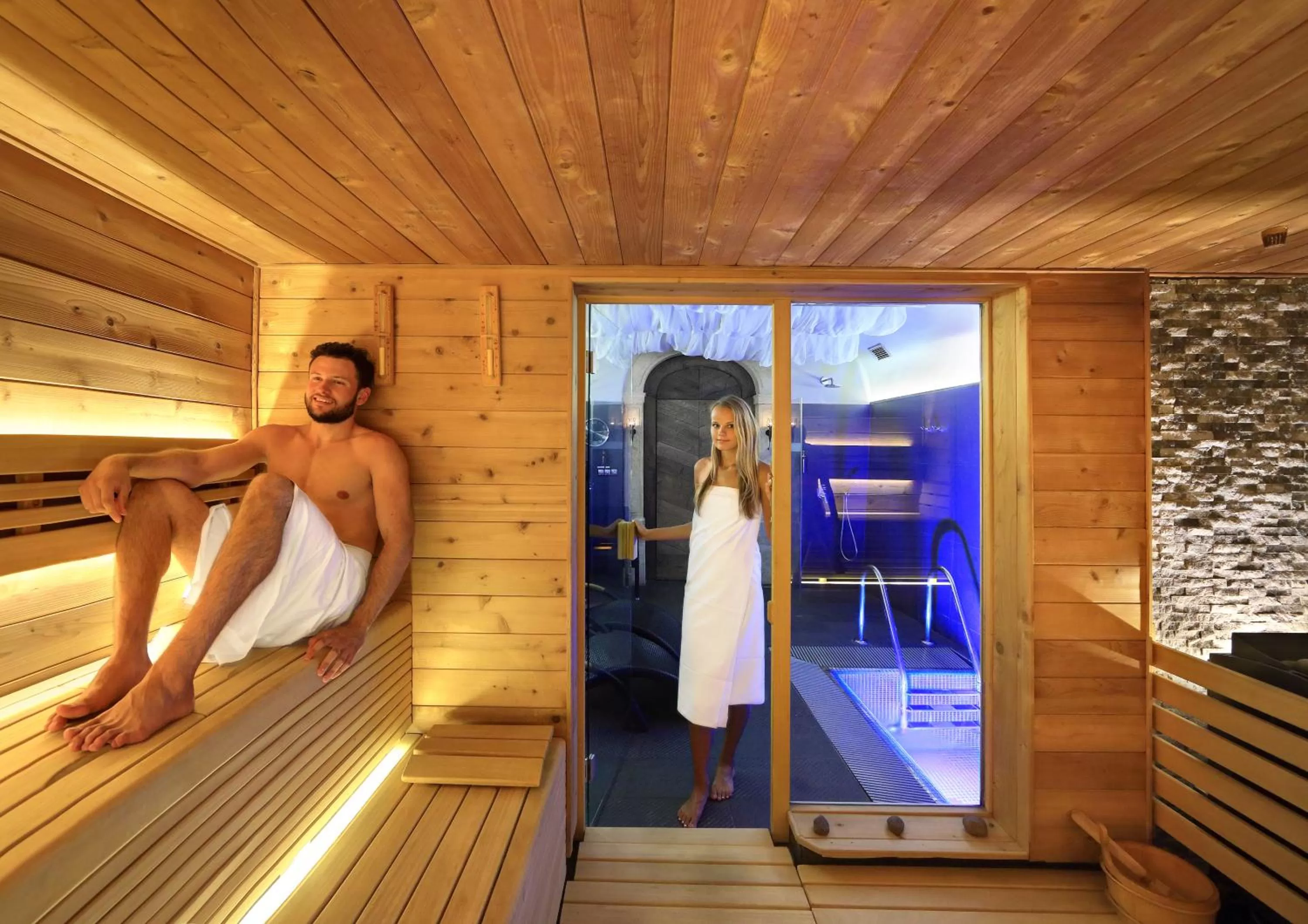 Sauna in Chateau St. Havel - Wellness Hotel