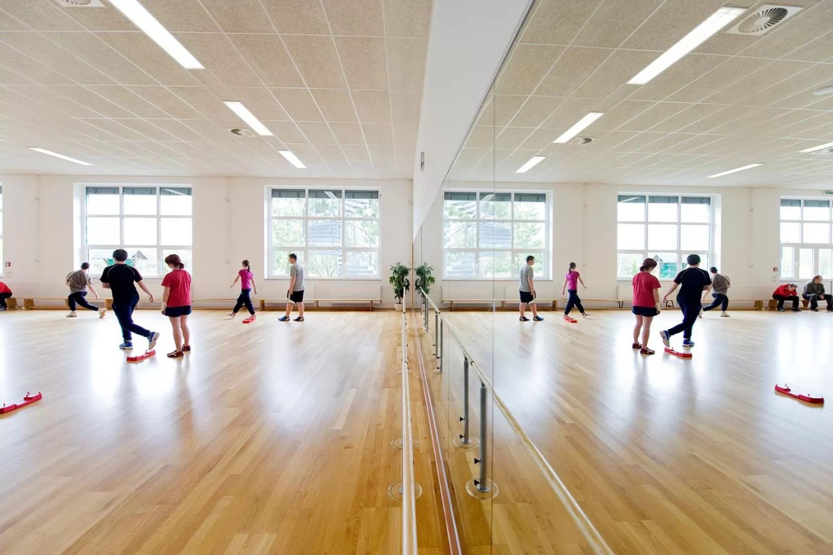 People in Sportpark Rabenberg