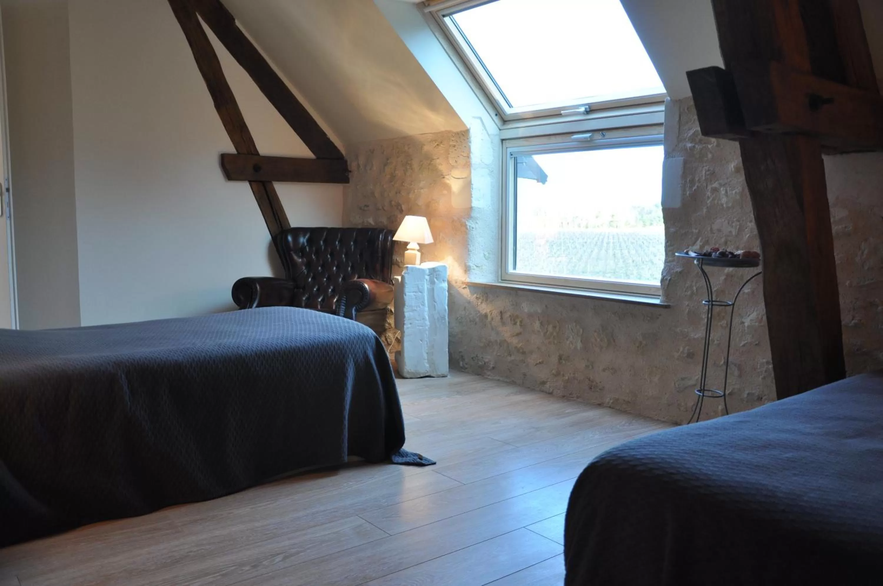 Bedroom, Bed in Les Pierres D'aurèle Chambres d'Hôtes