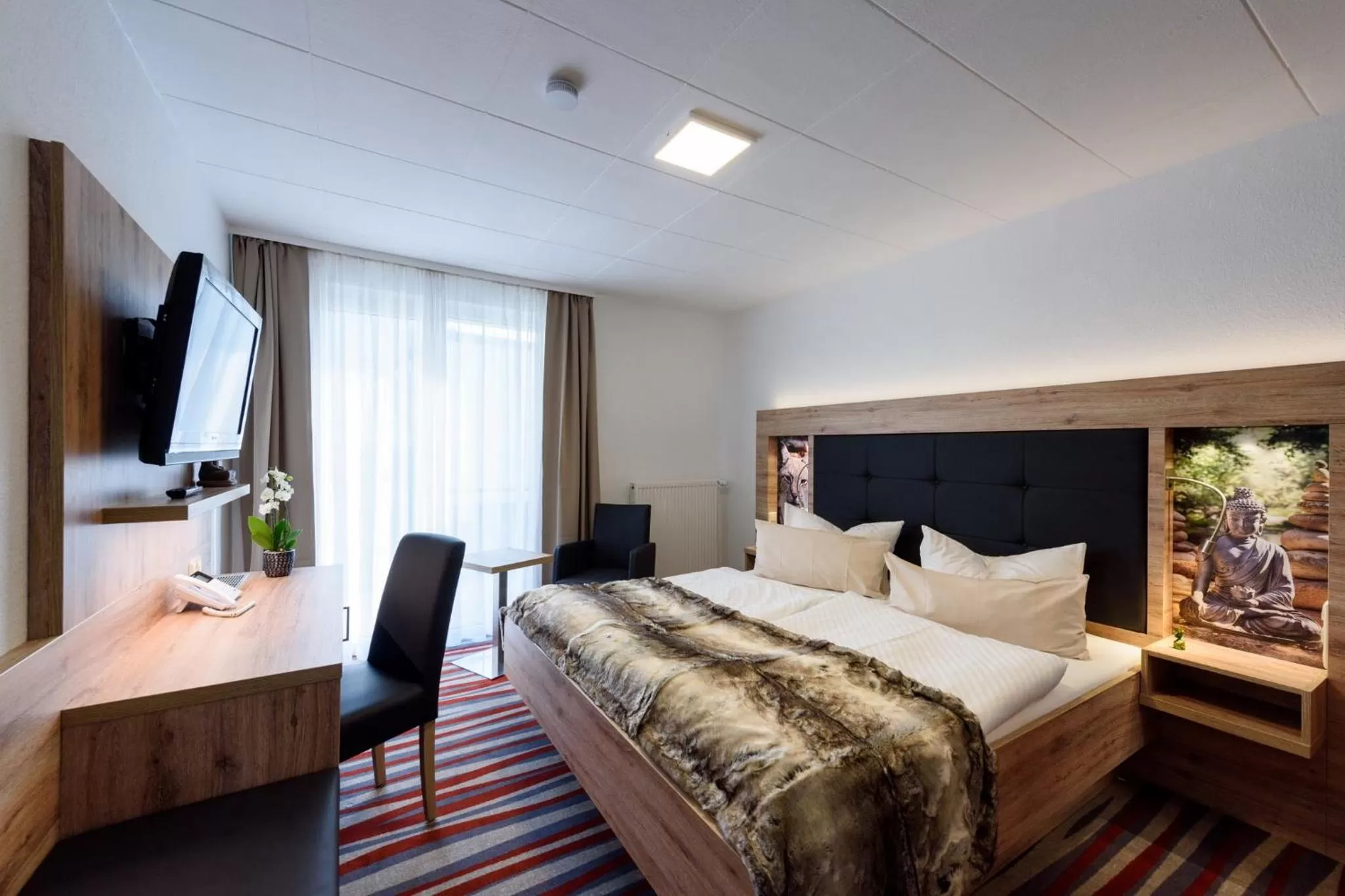 Bed in Wellness & Ayurveda Hotel Am Eichenberg