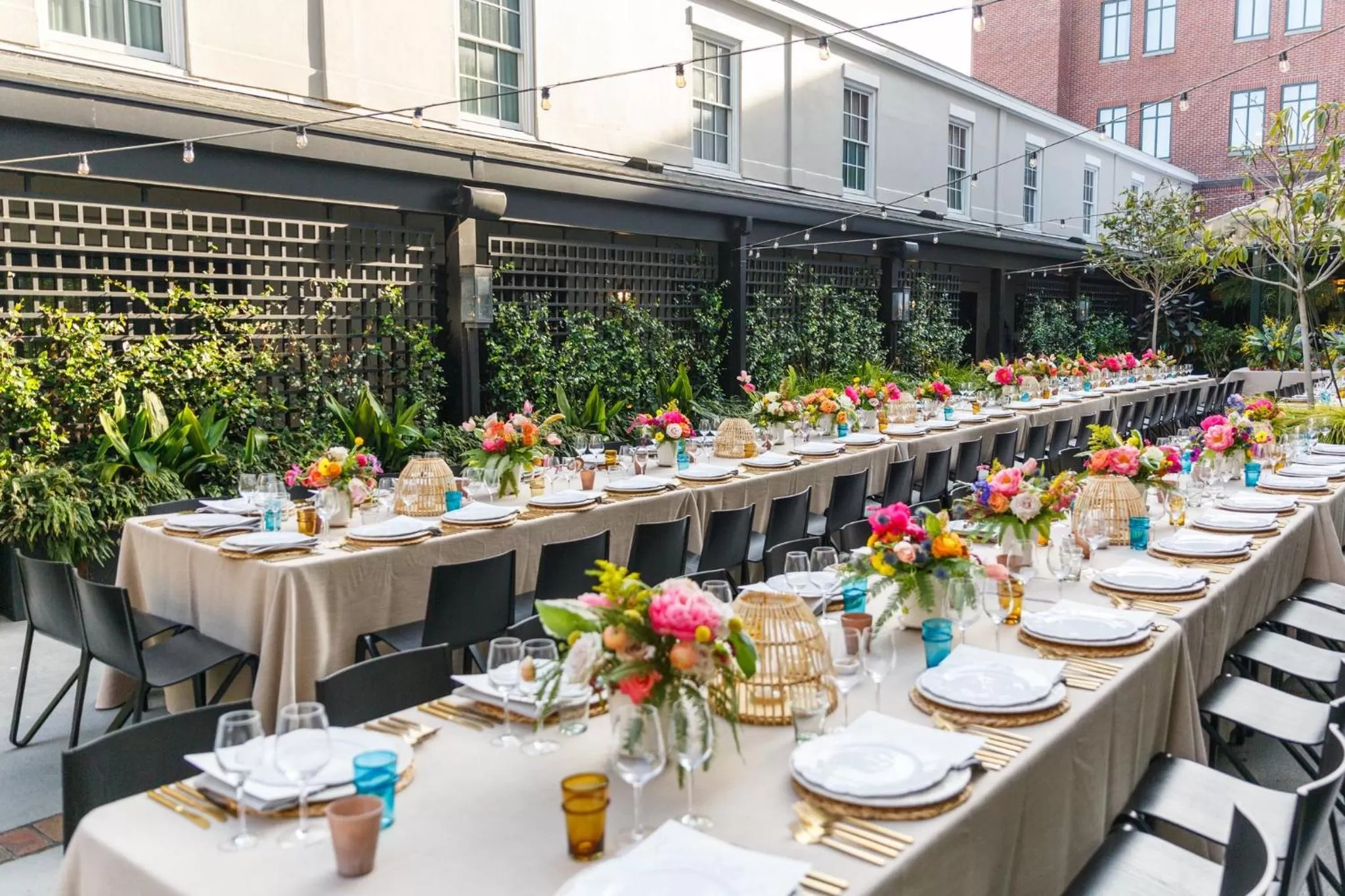 Inner courtyard view in Emeline