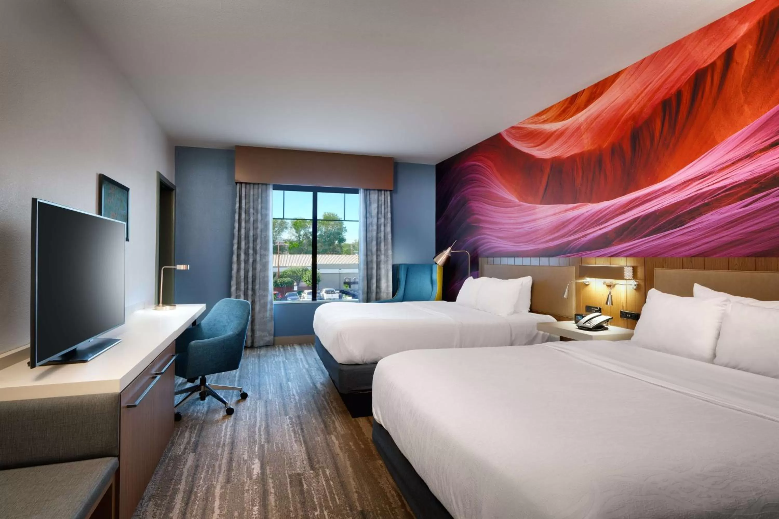 Bedroom, Bed in Hilton Garden Inn Prescott Downtown, Az