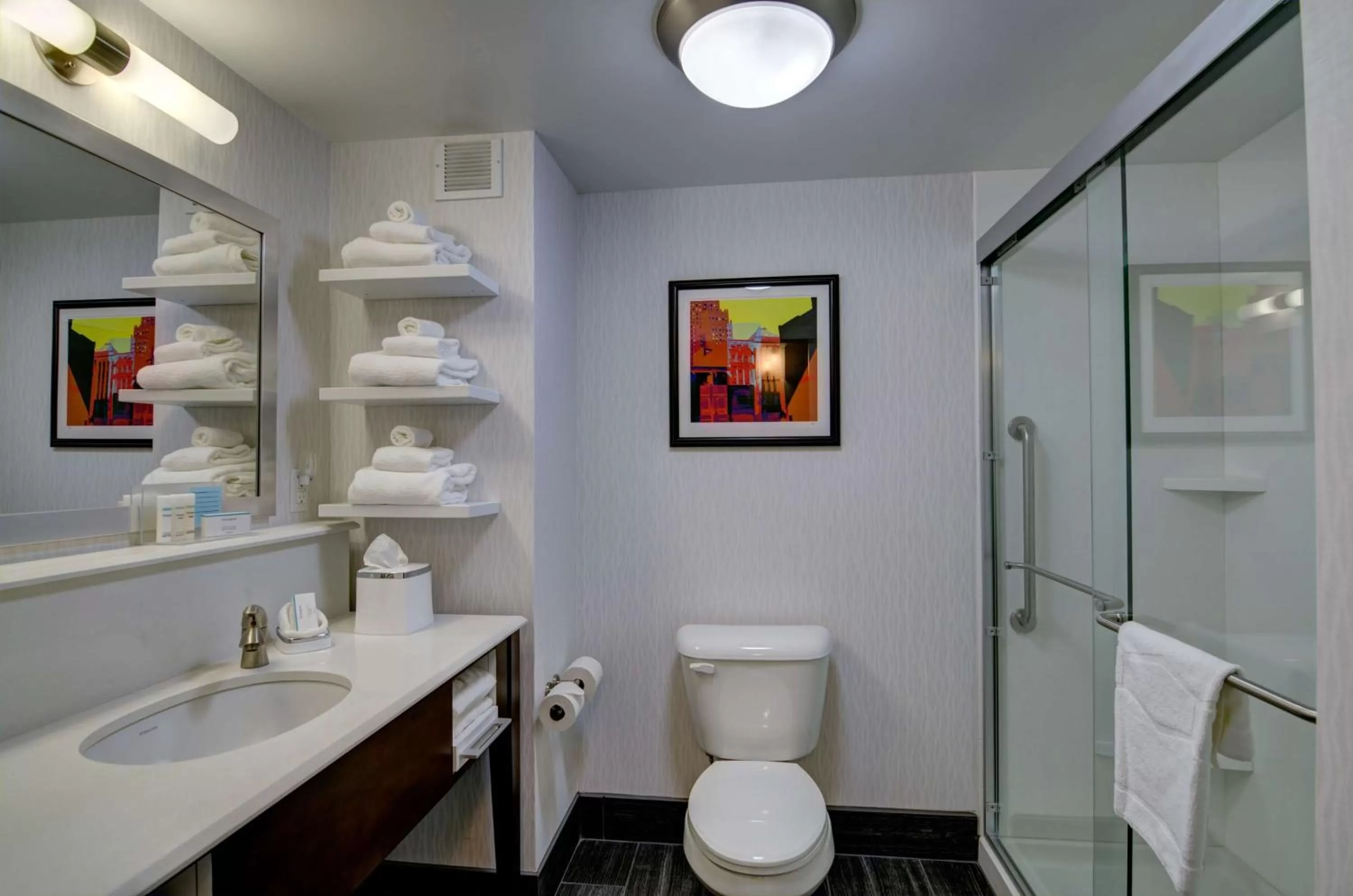 Bathroom in Hampton Inn Salem