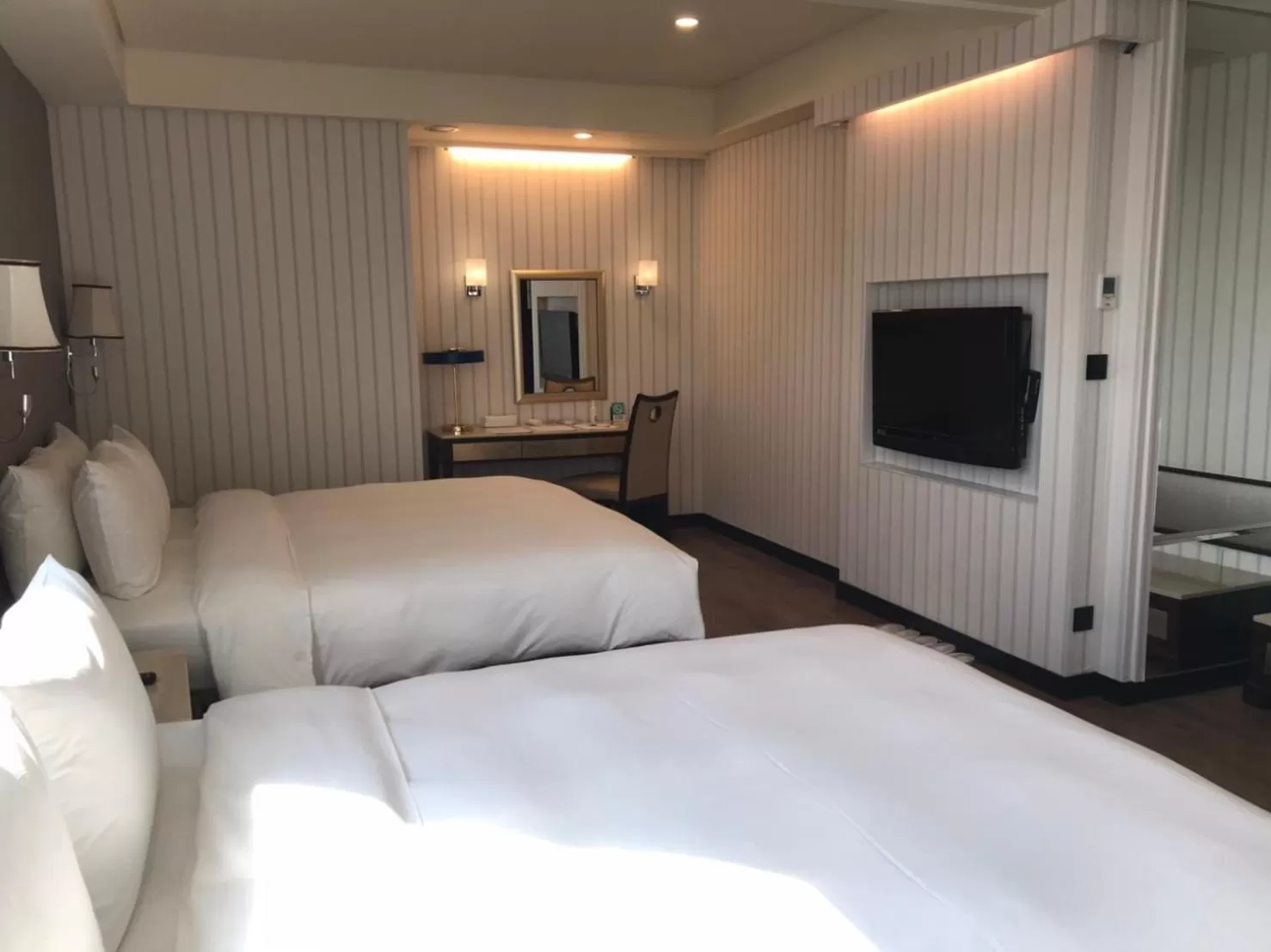 Bed in Hej Taipei Arena Hotel