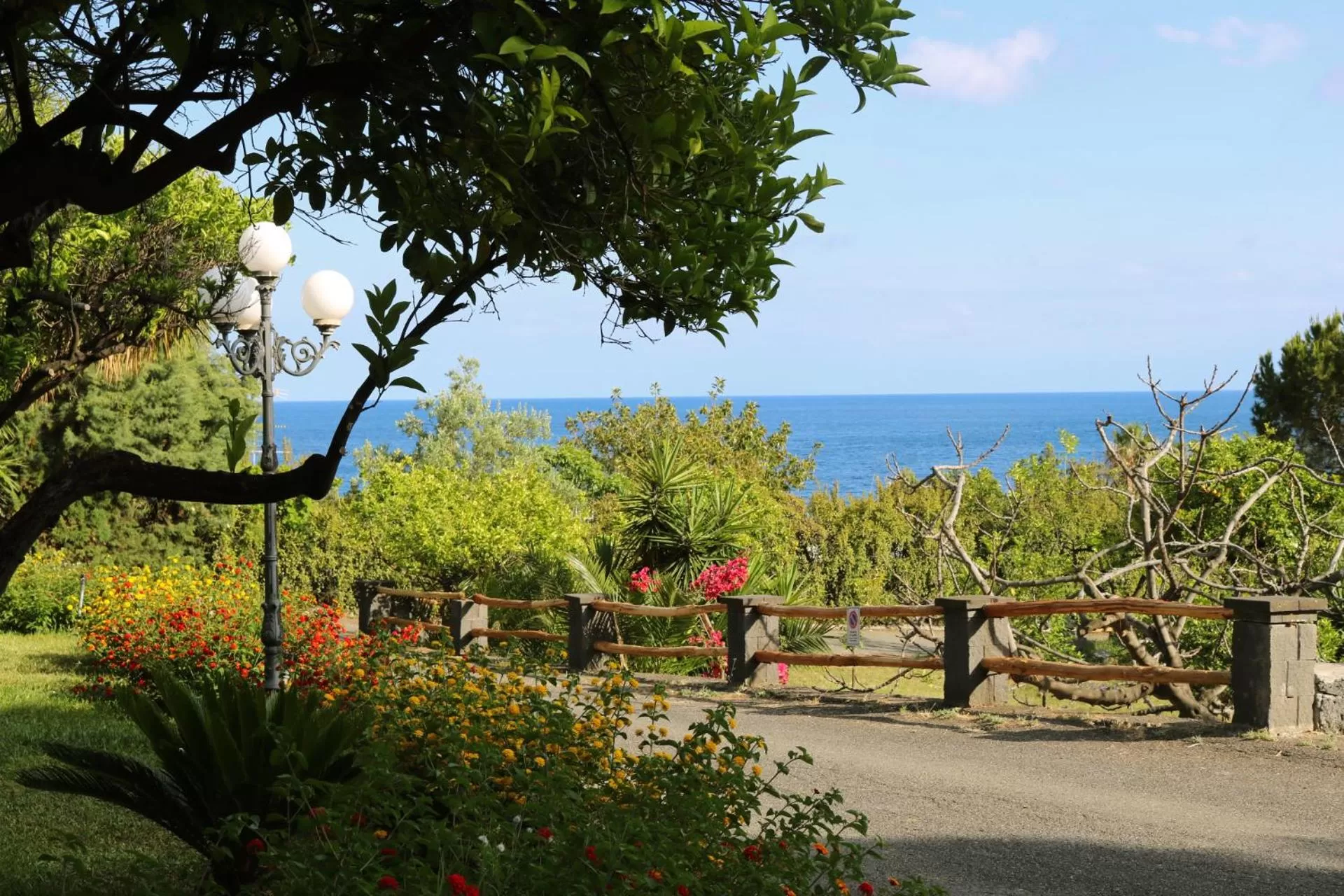 Garden view in Villa delle Palme