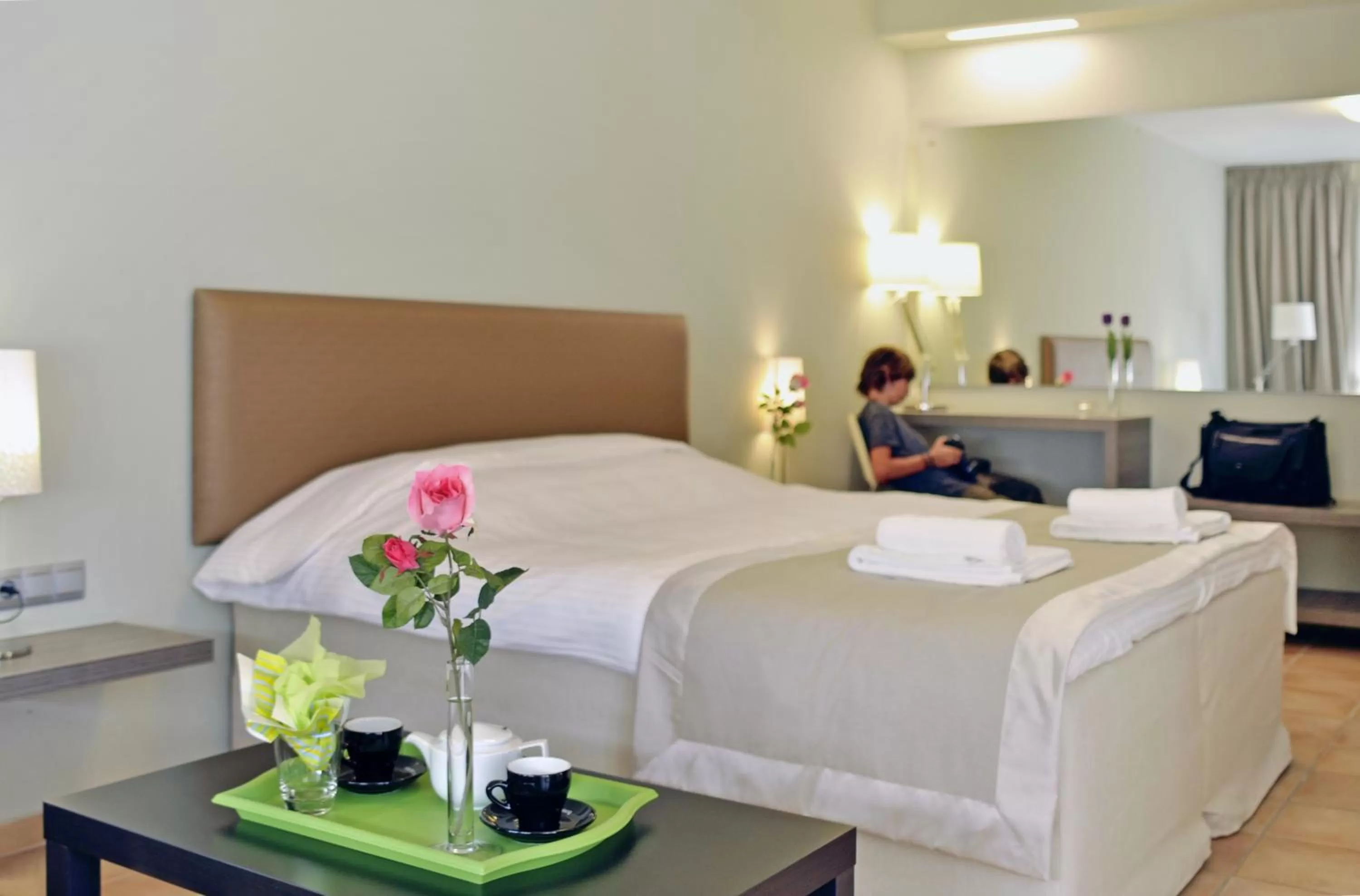 Bed in Ellopia Point Hotel