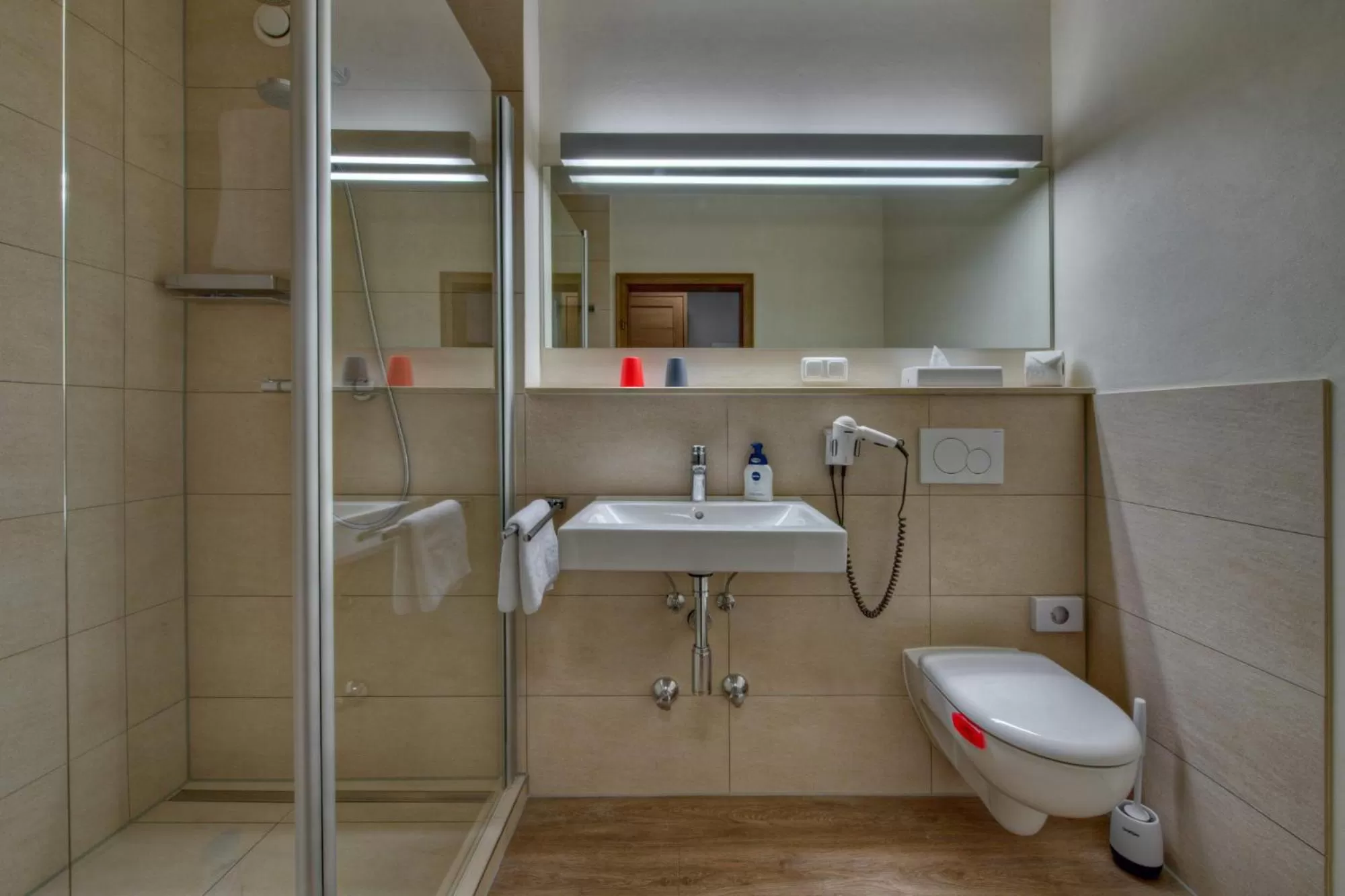 Bathroom in Allgäuer Panoramahotel