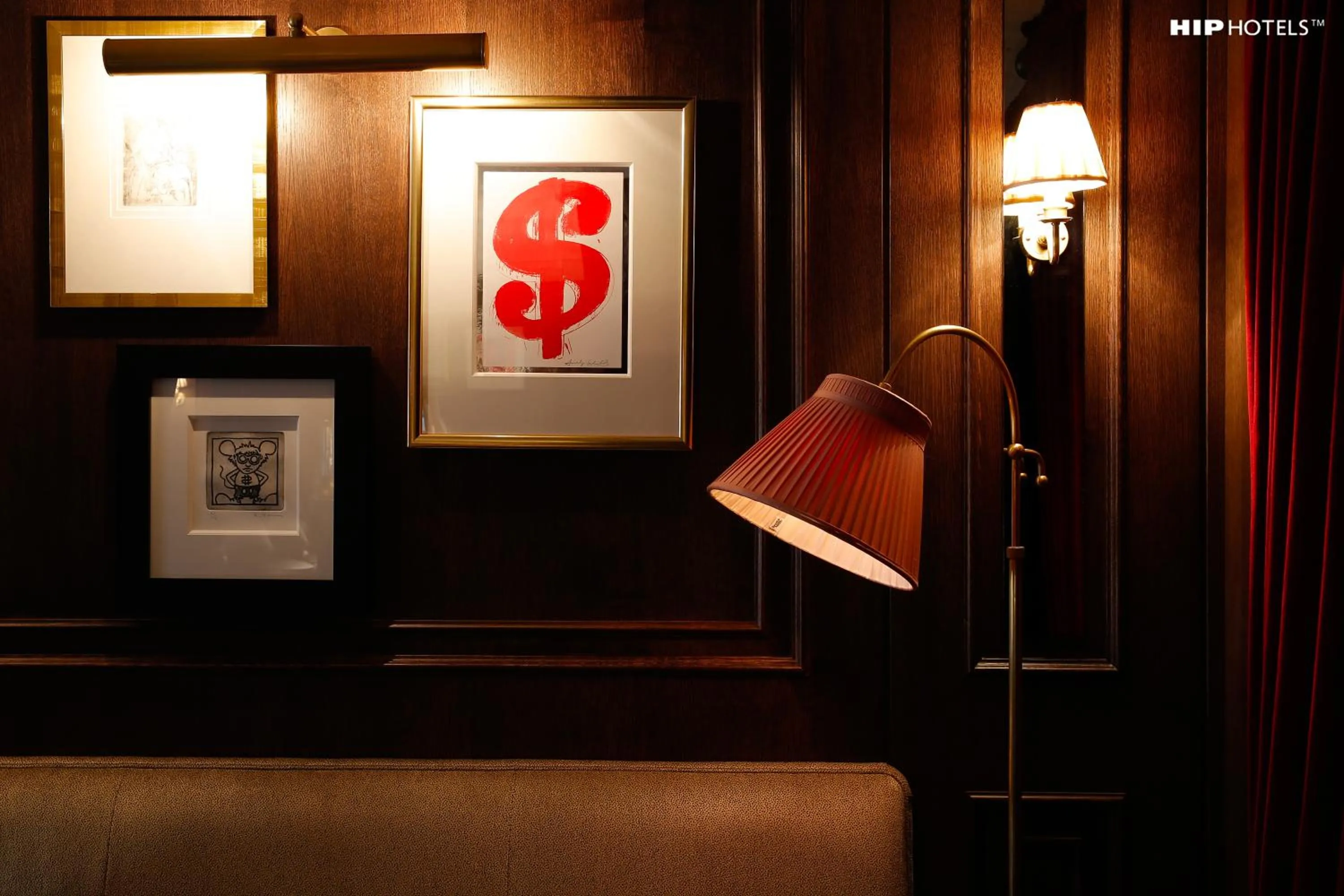 Decorative detail in Mimi's Hotel Soho