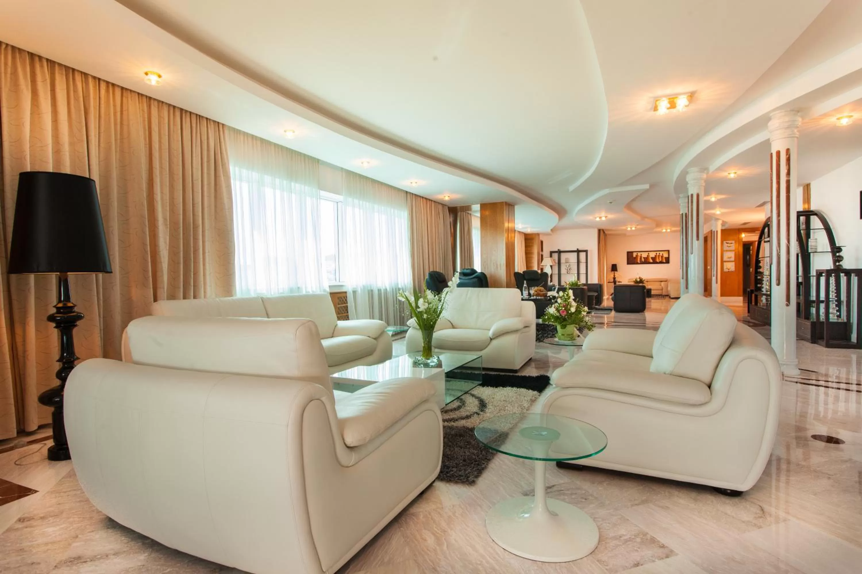 Living room in The Penthouse Suites Hotel