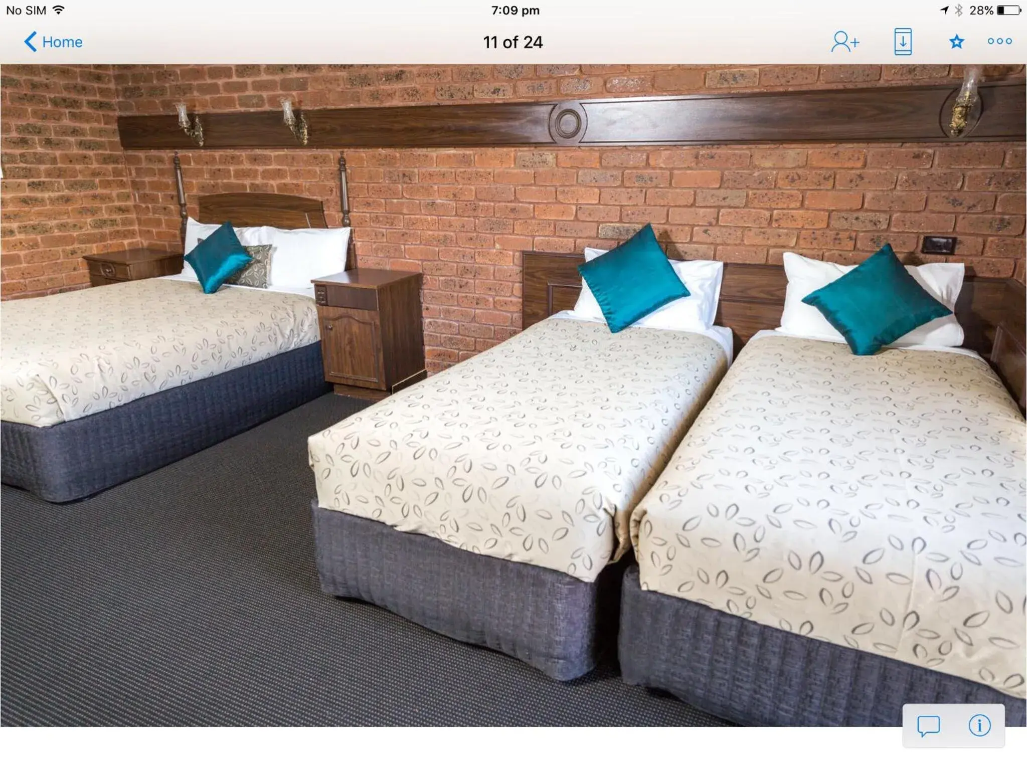 Family Room in Albury Townhouse Motel Family Room in Albury Townhouse Motel