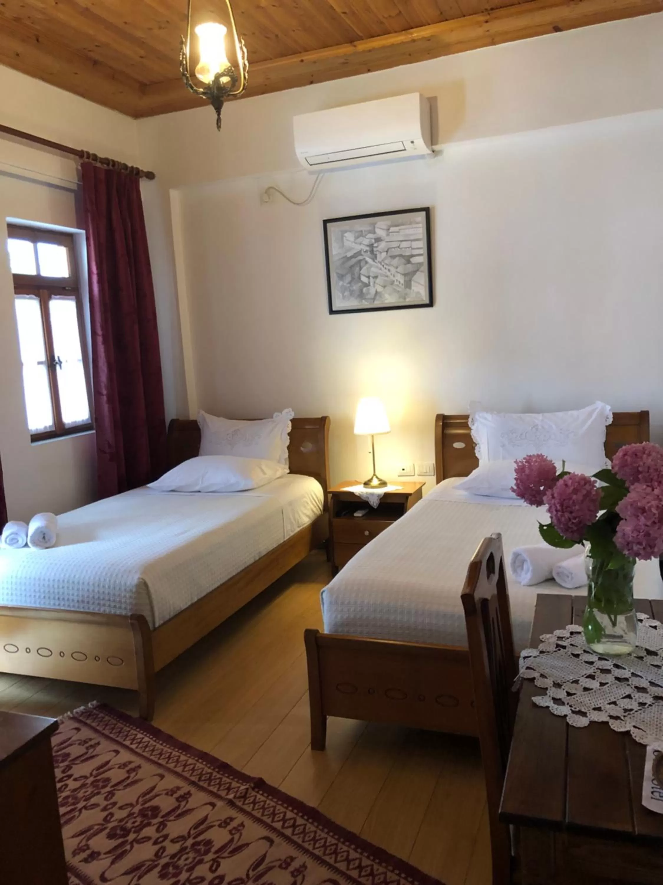 Bed in Hotel Gjirokastra