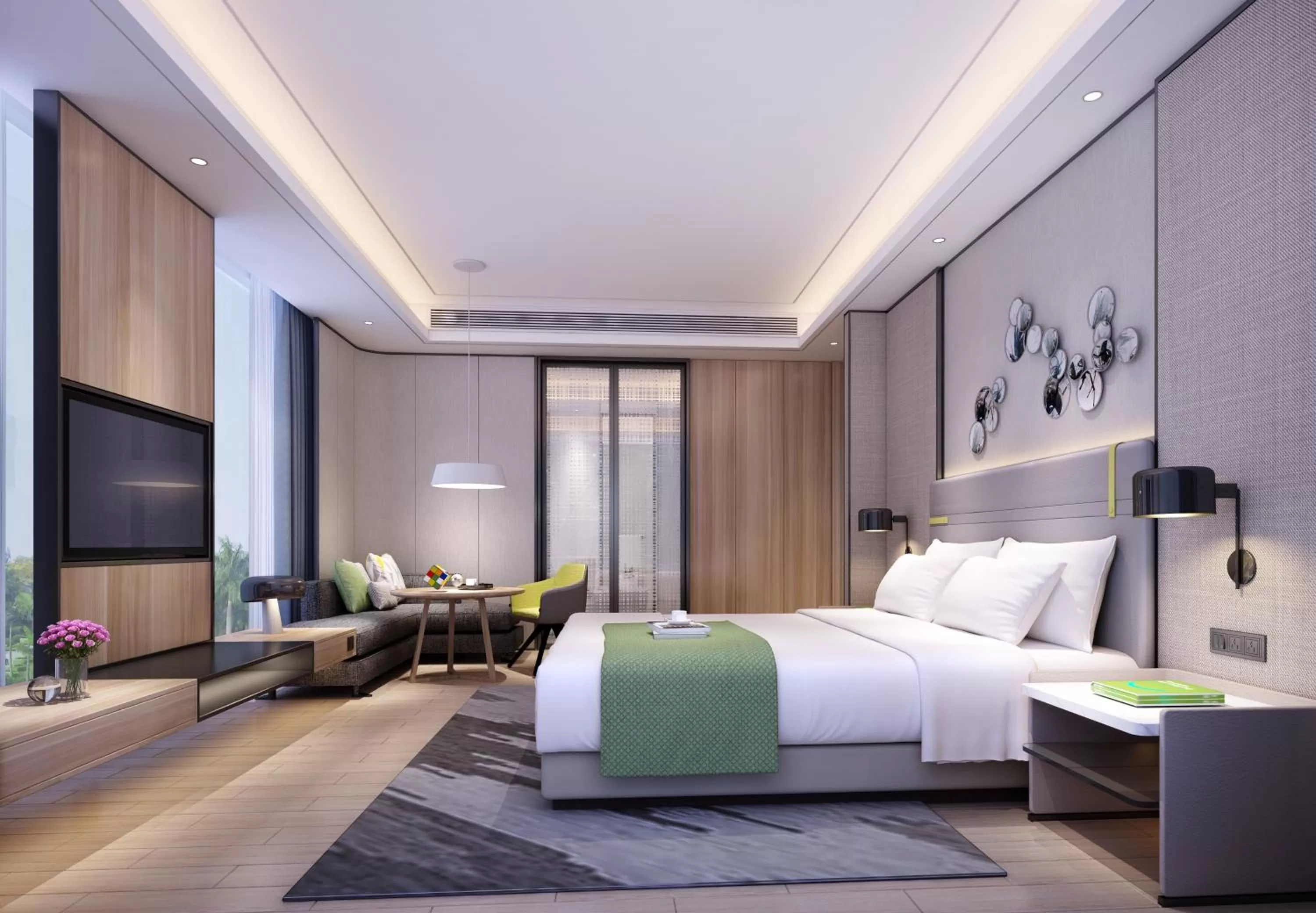 Bed in Holiday Inn Guangzhou South Lake-an lHG Hotel