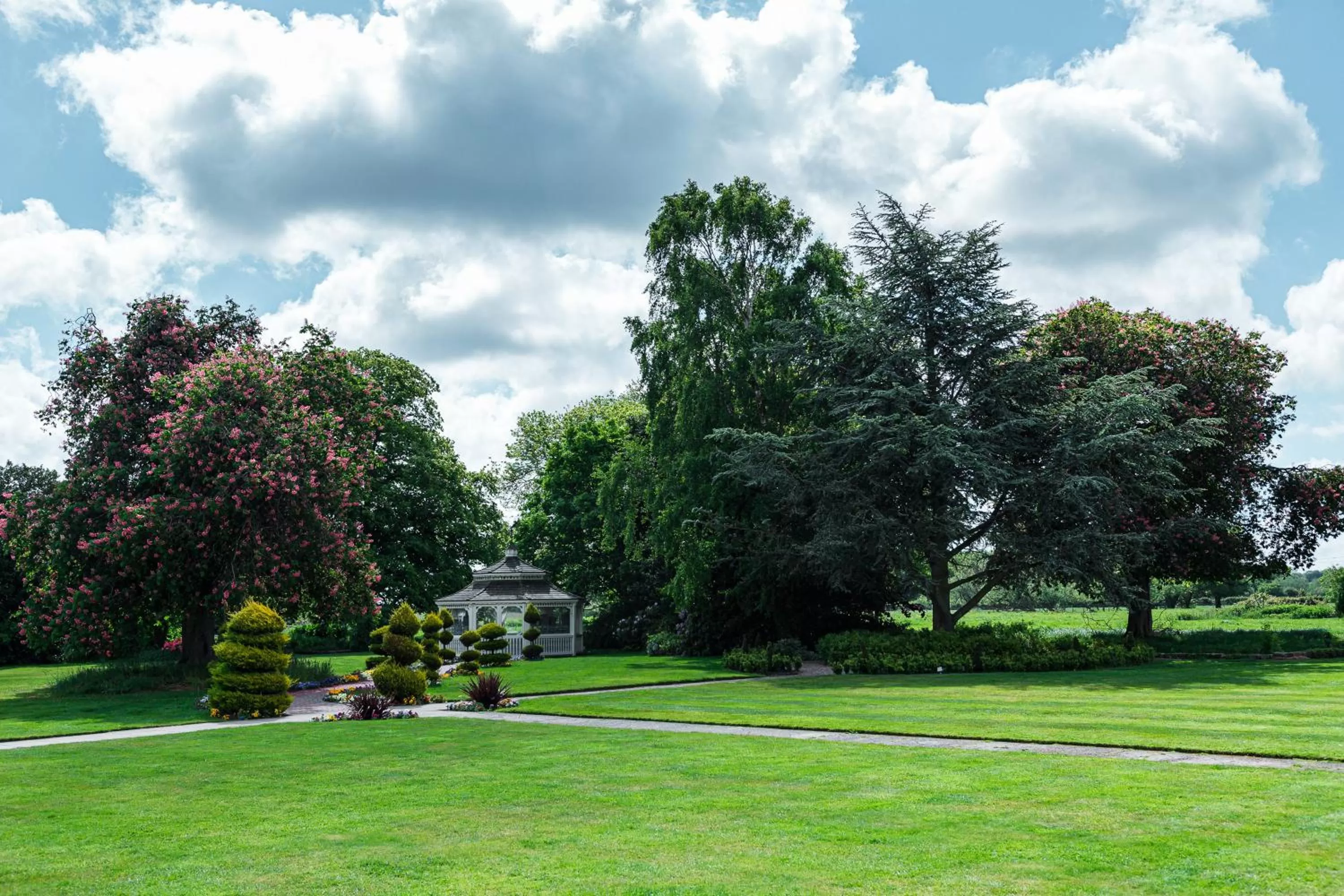 Garden view in Thornton Hall Hotel & Spa