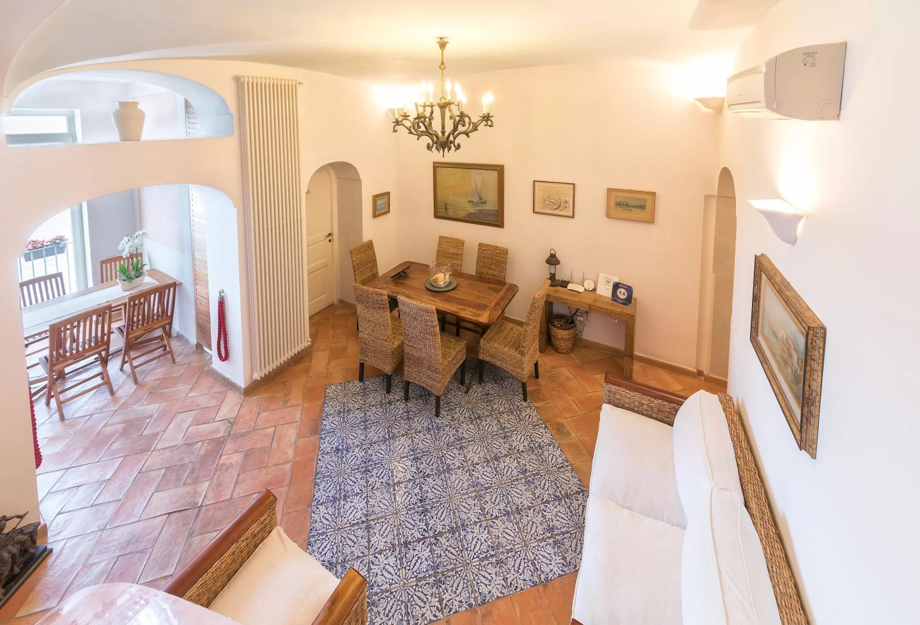 Living room in Villa Lieta
