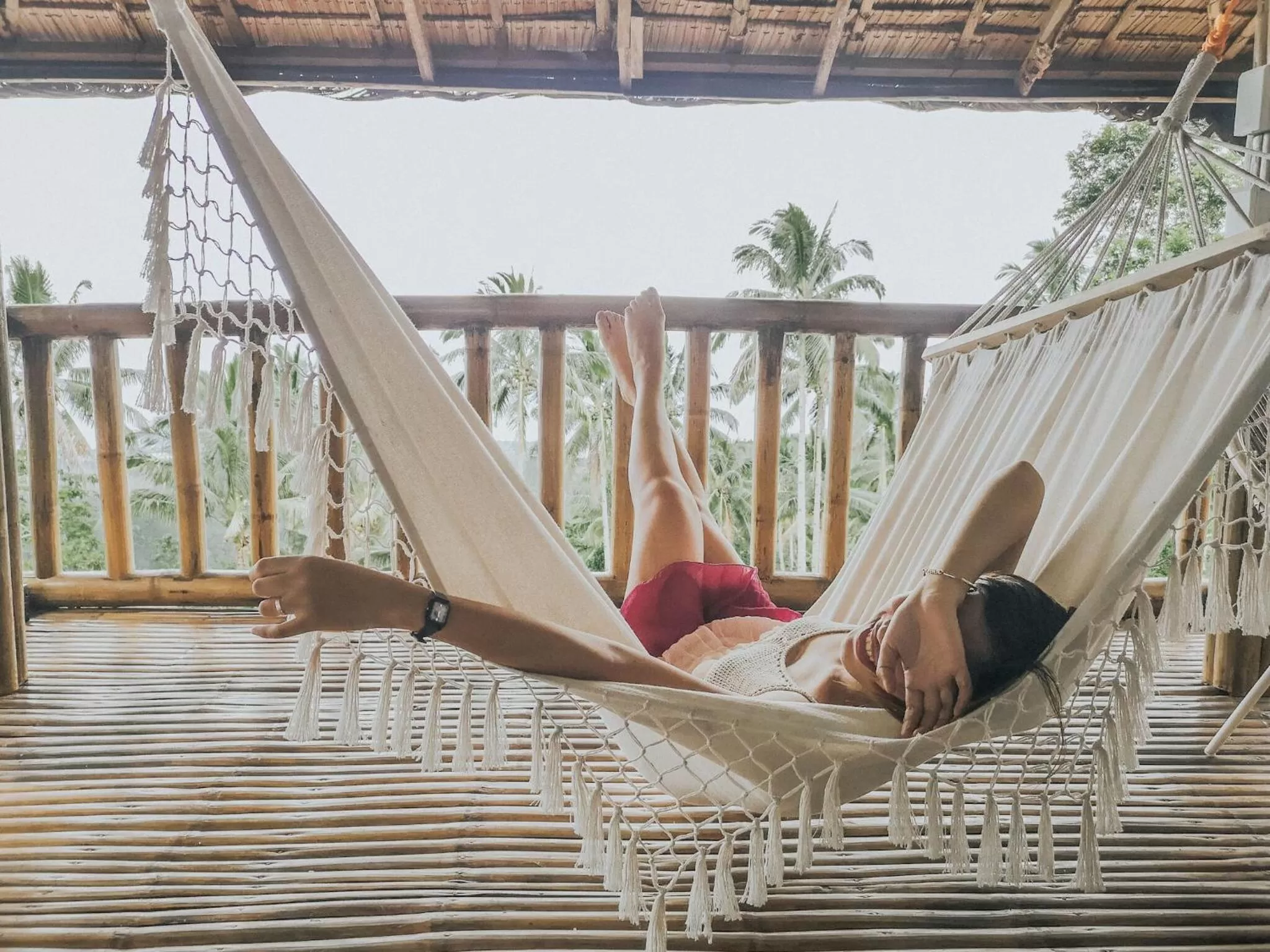 Bed in Bintana sa Paraiso Binunsaran