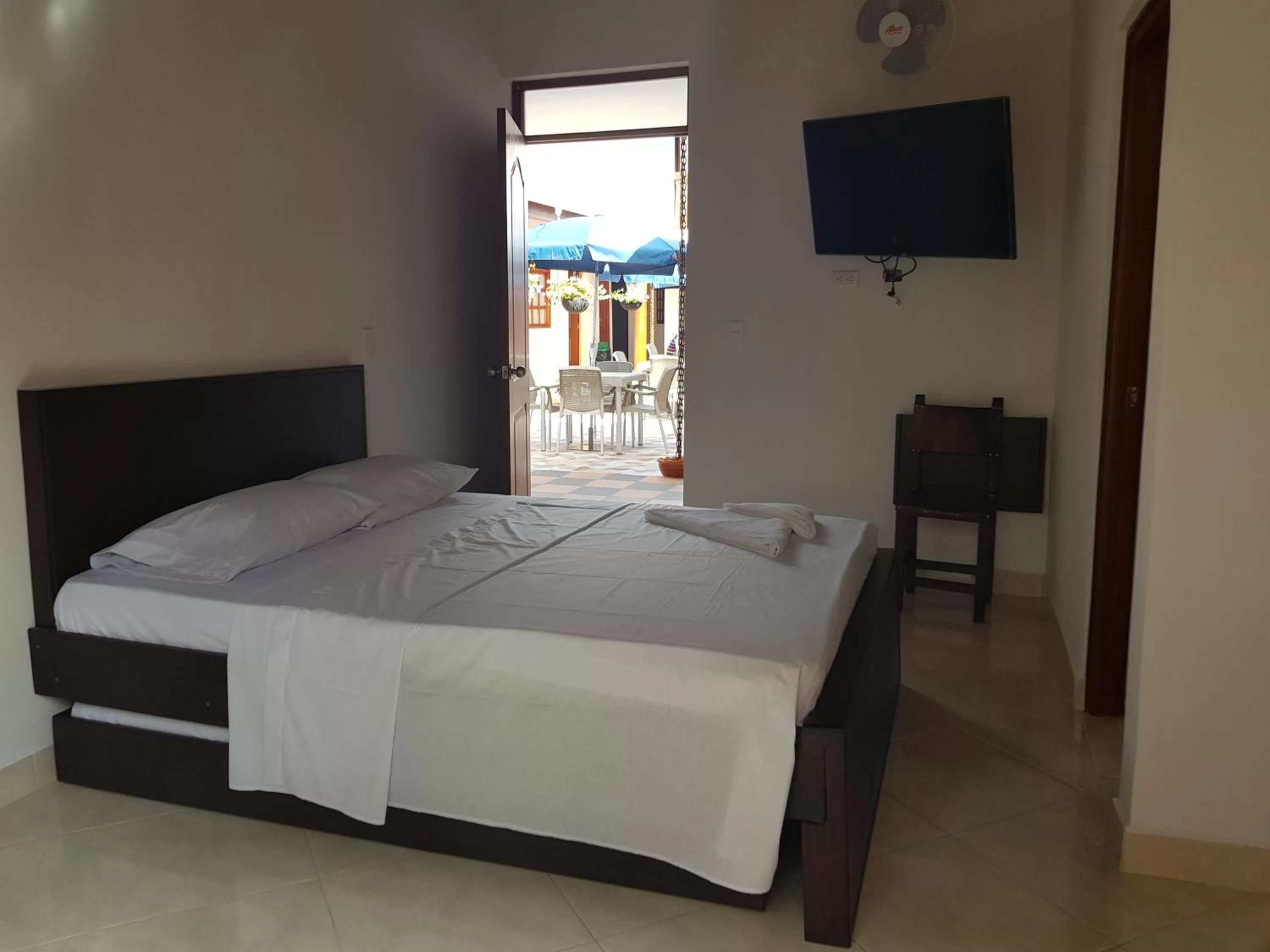 Bed in Hotel La Ceiba