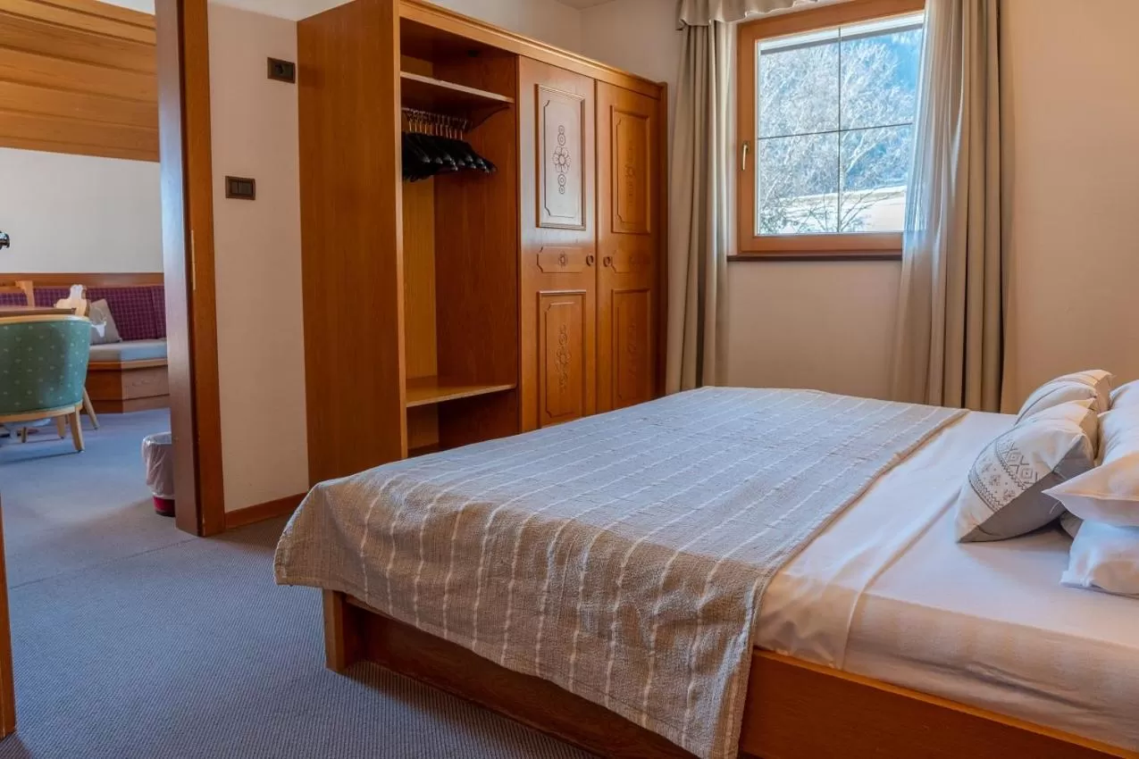 Bed in Smy Koflerhof Wellness & Spa Dolomiti