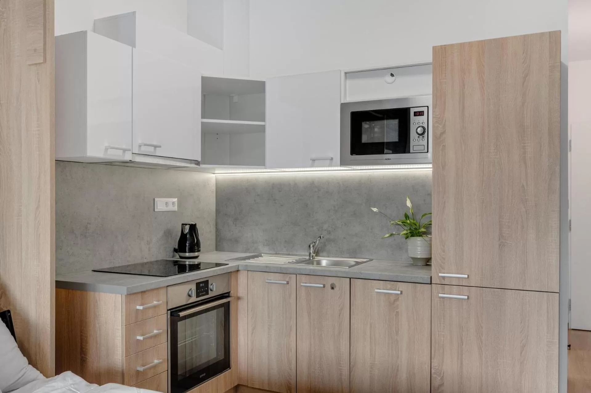 kitchen in Metropolitan Star Apart Hotel