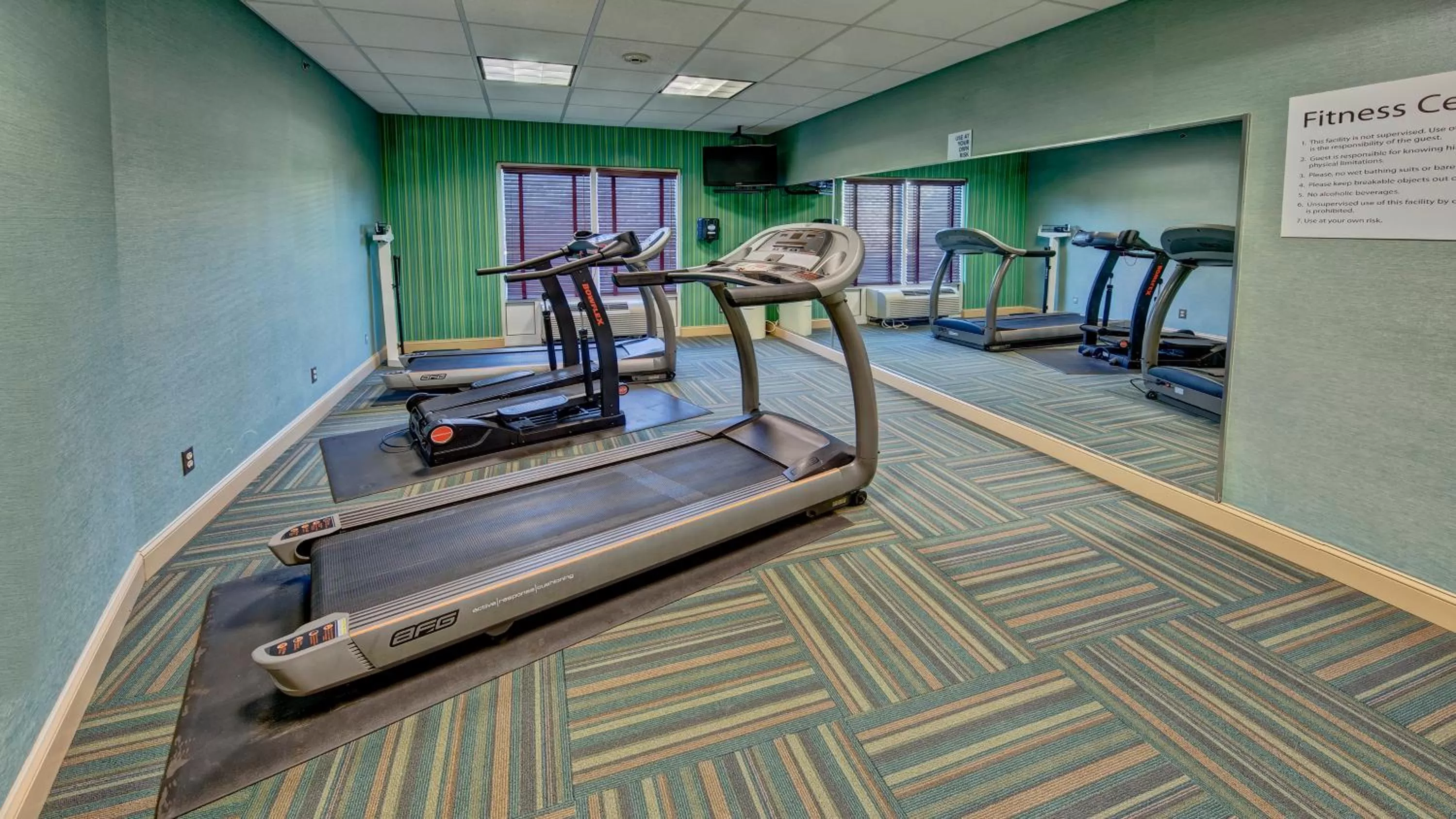 Fitness centre/facilities in Holiday Inn Express Hotel & Suites London by IHG