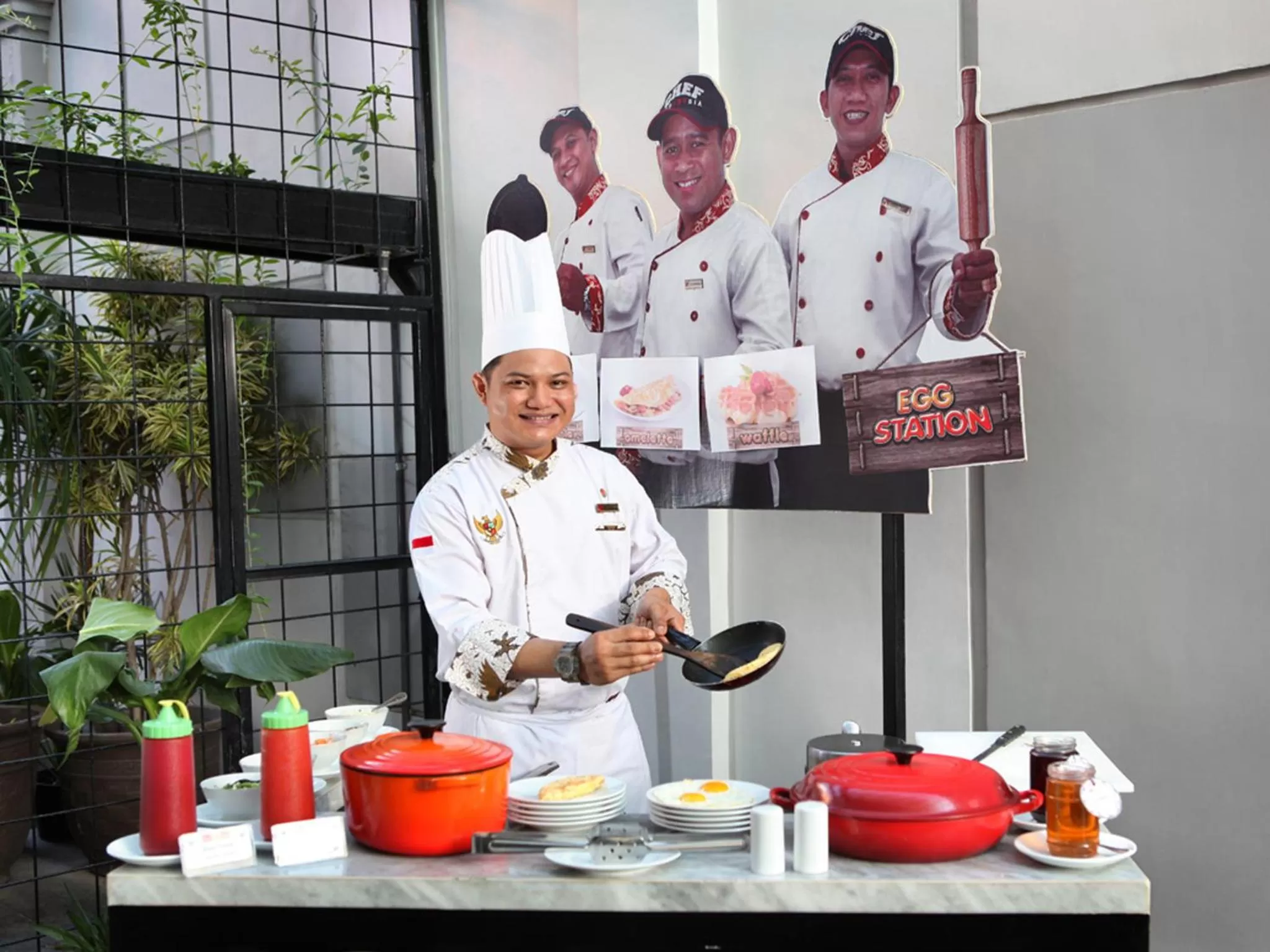 BBQ facilities in Swiss-Belinn Tunjungan Surabaya